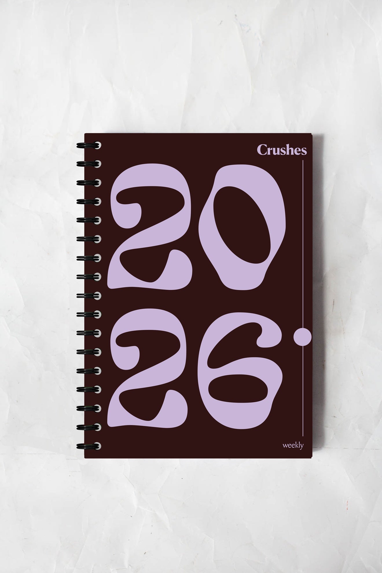 PRE-ORDER: 2026 Weekly Diary Maroon