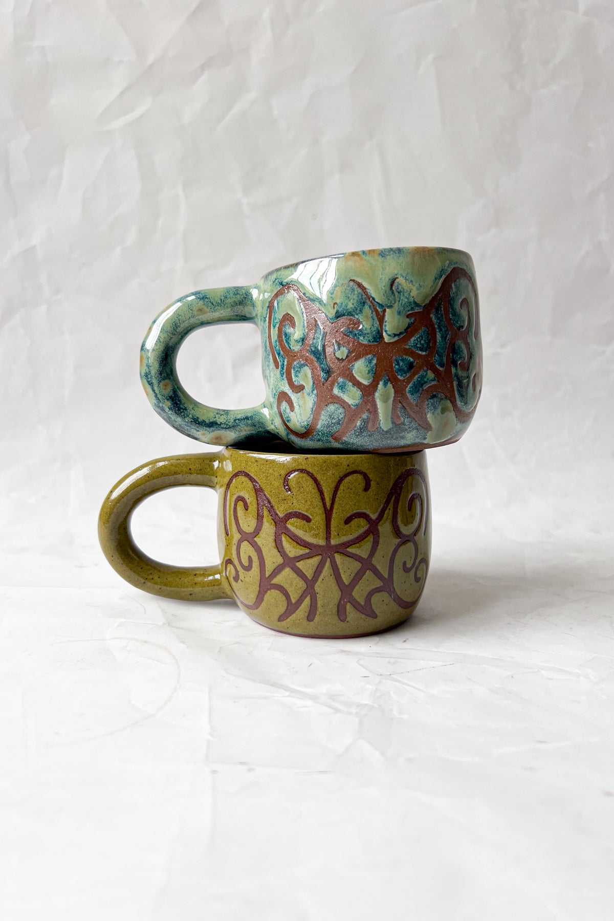 Butterfly Mugs - Green