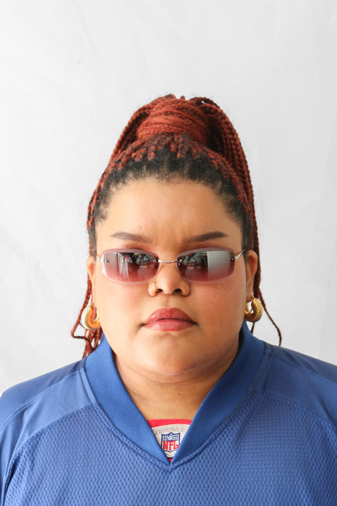 'Celine Dion' Vintage Deadstock Sunglasses - Frameless Mauve