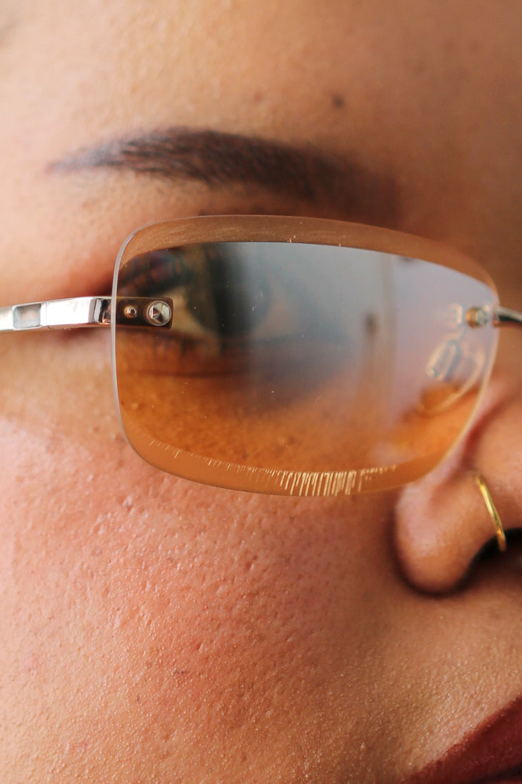 Celine Dion Vintage Deadstock Sunglasses - Camel