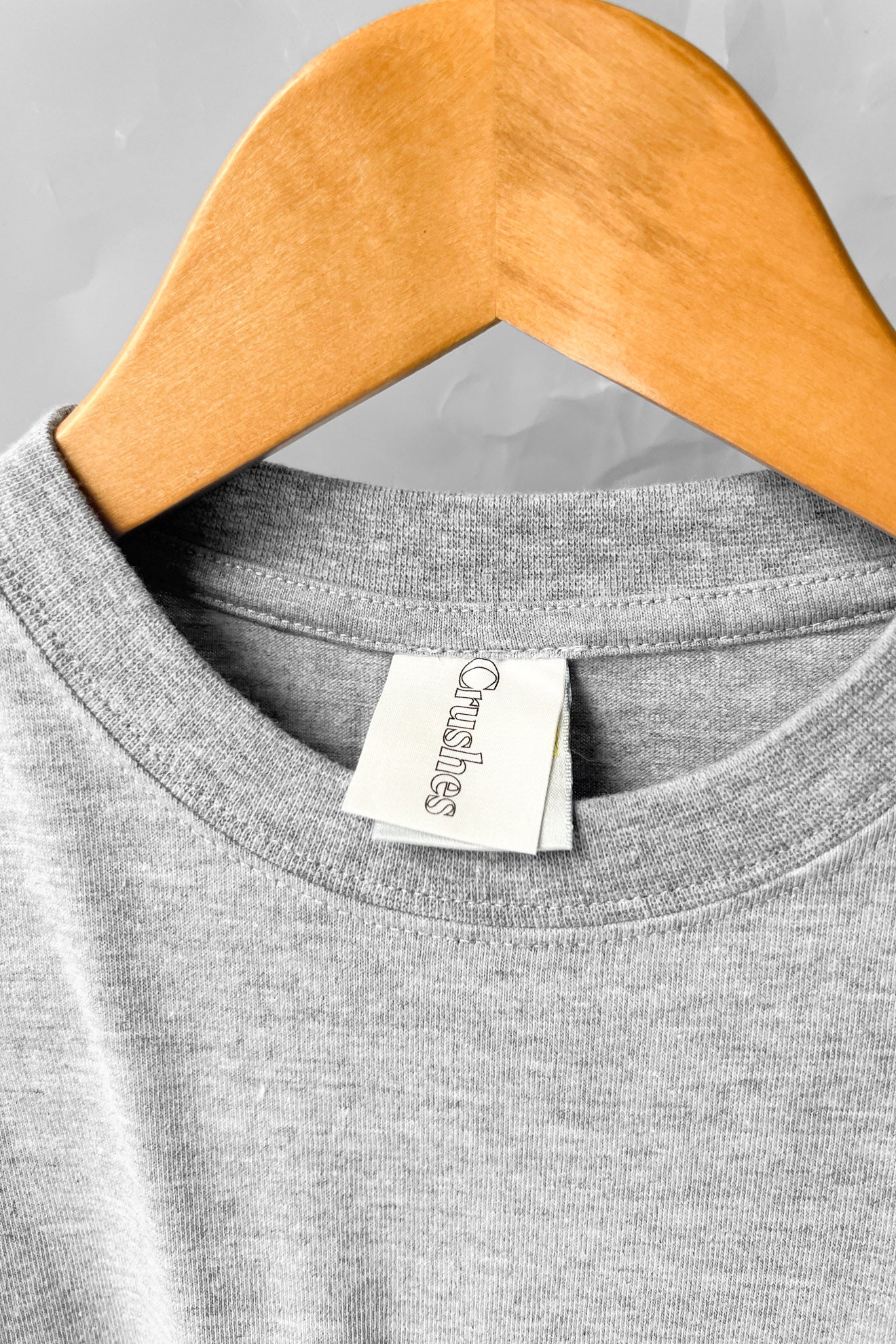 I Love Me - Baby Tee in Grey