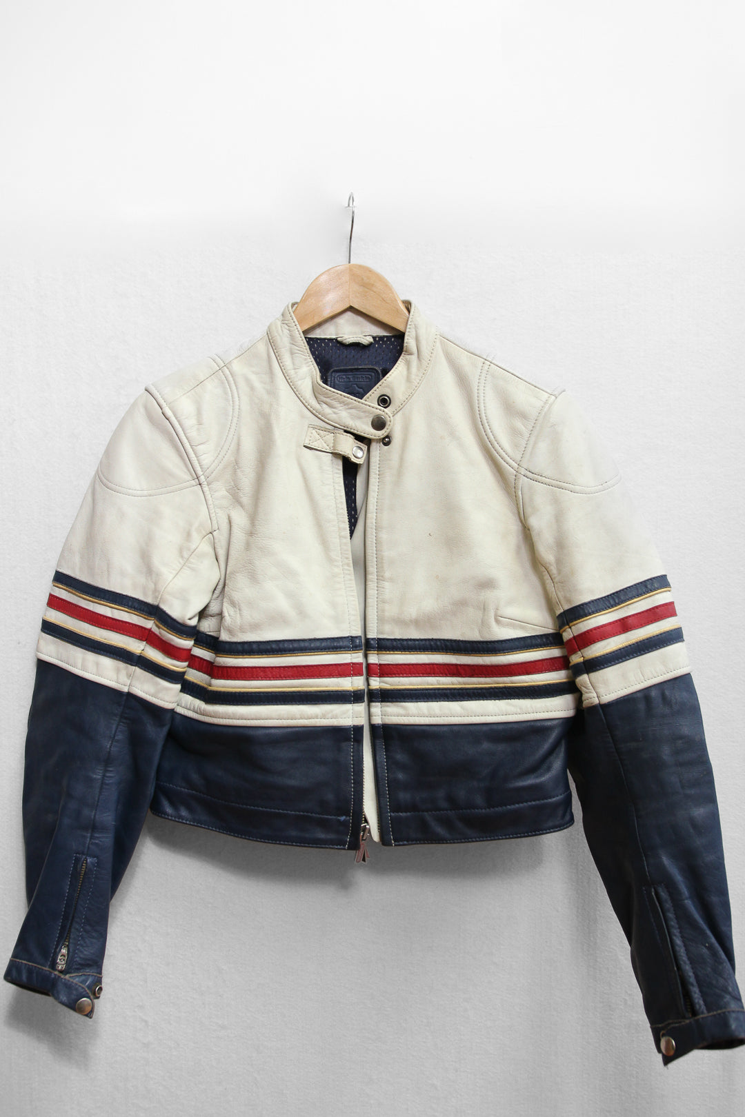 Vintage German Moto Leather Jacket (XS-S)