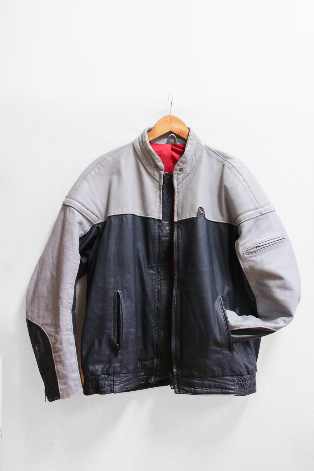 Vintage BMW Biker Leather Jacket