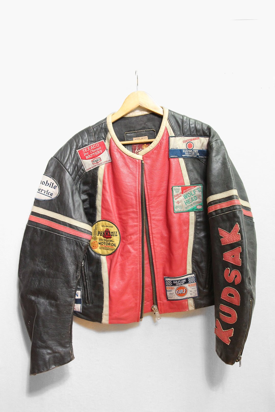 Vintage Kudsak Biker Leather Jacket (XS-L)