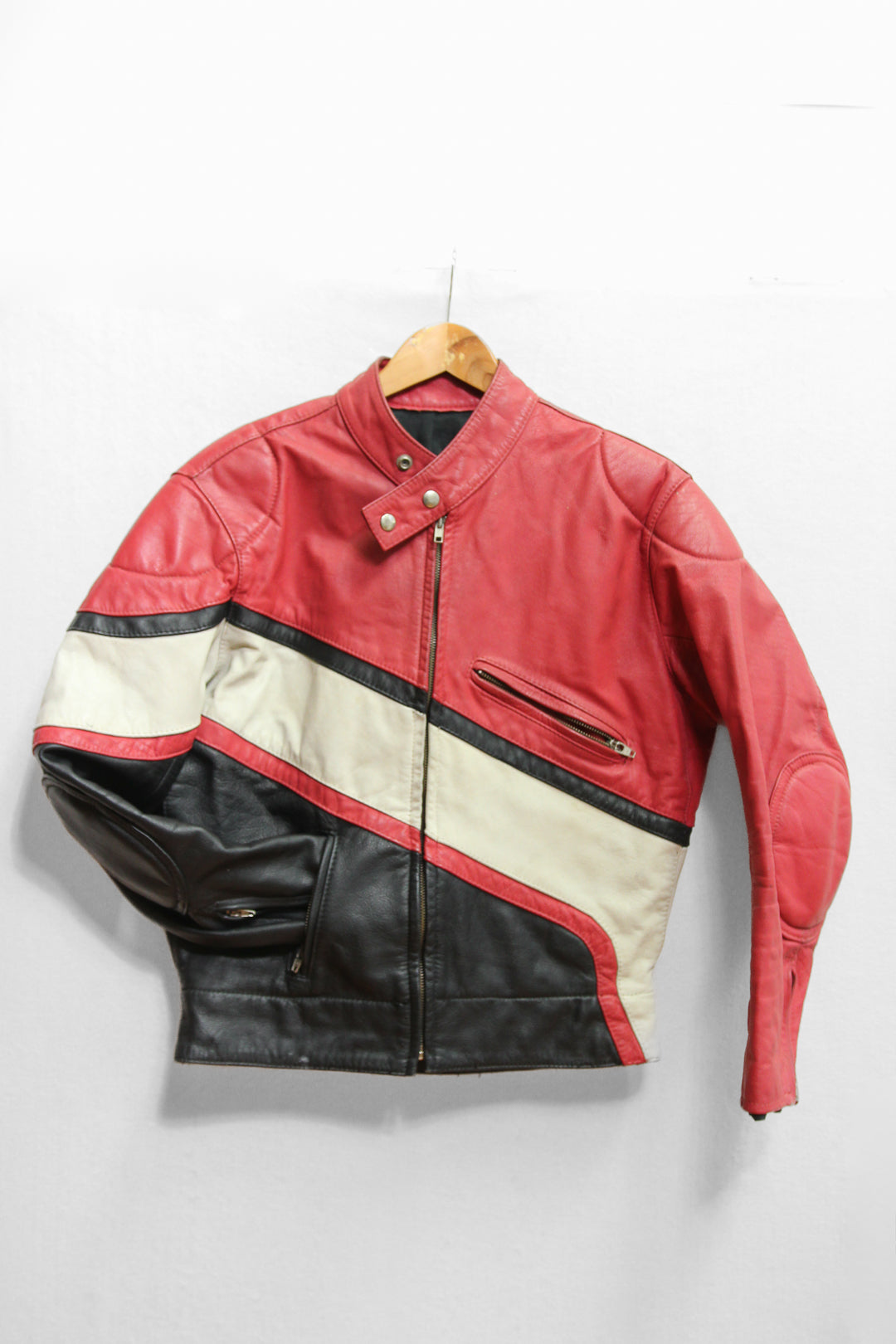 Vintage Ducati Biker Leather Jacket (XS-M)