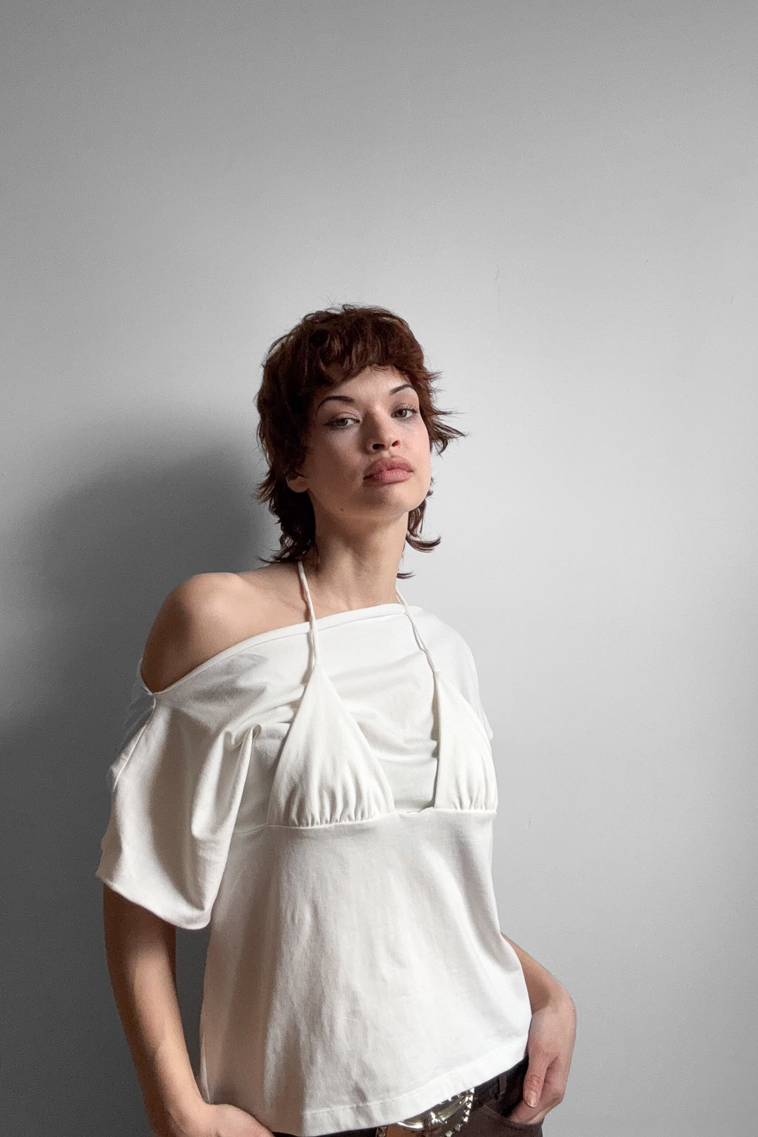 Rhoda Nunn Bikini Top - White