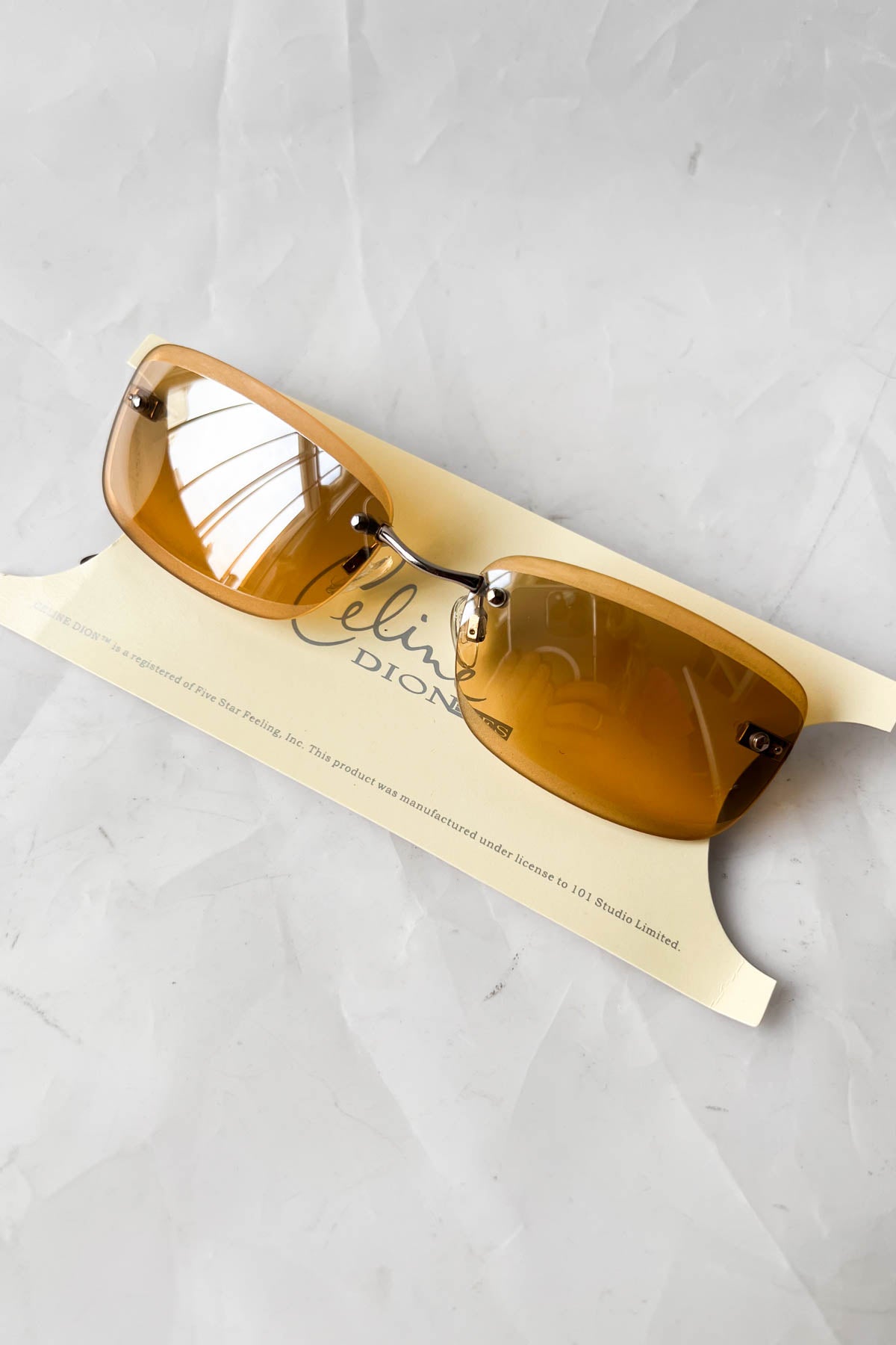 Celine Dion Vintage Deadstock Sunglasses - Camel