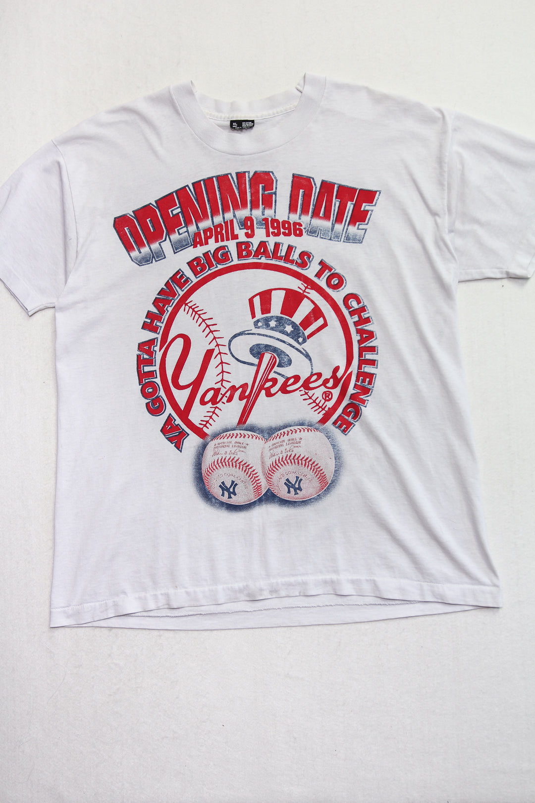 90s Yankees Single Stitch USA Made Tee (XL)