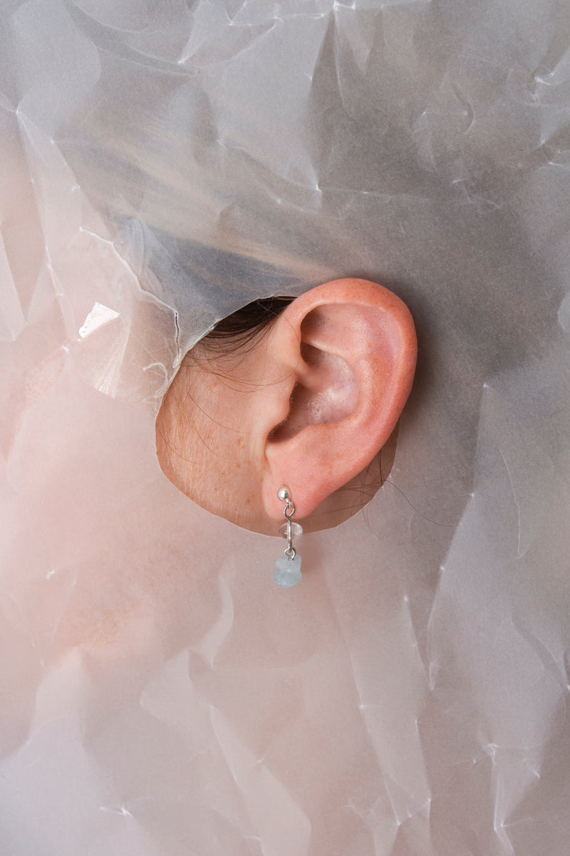 Gem Stone Drop Earrings