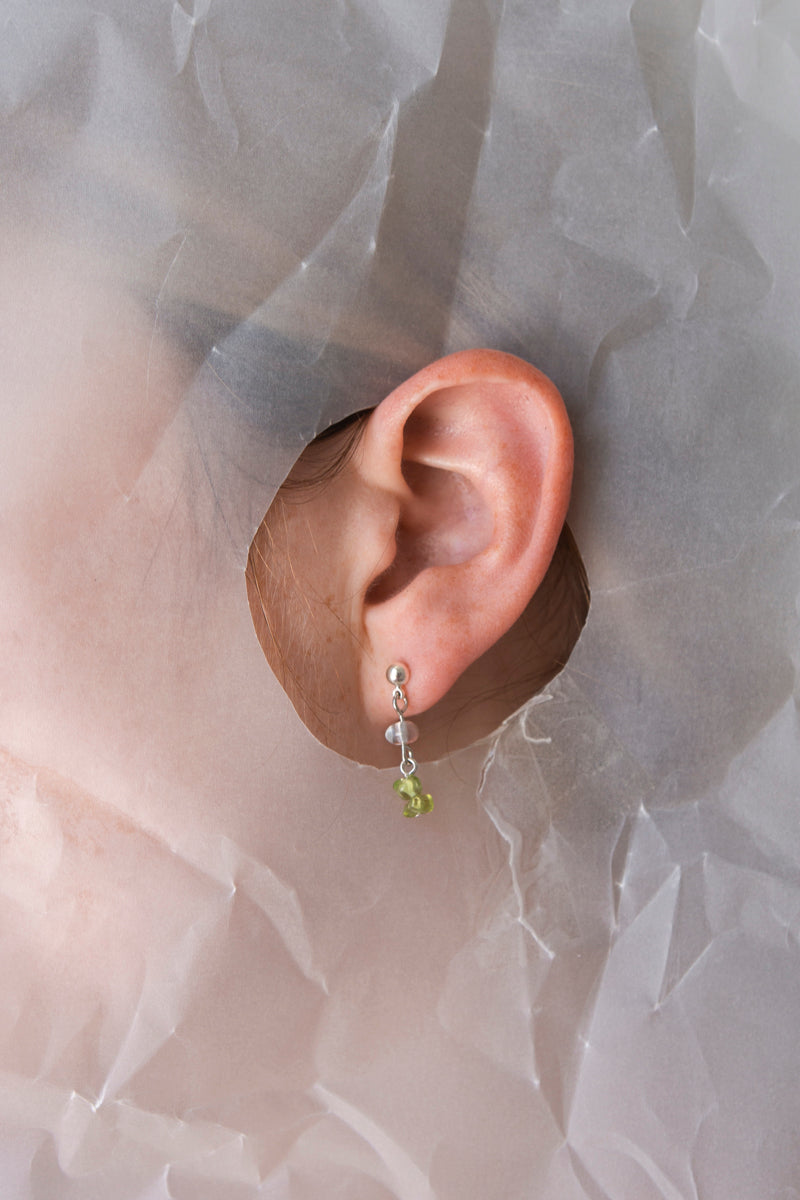 Gem Stone Drop Earrings