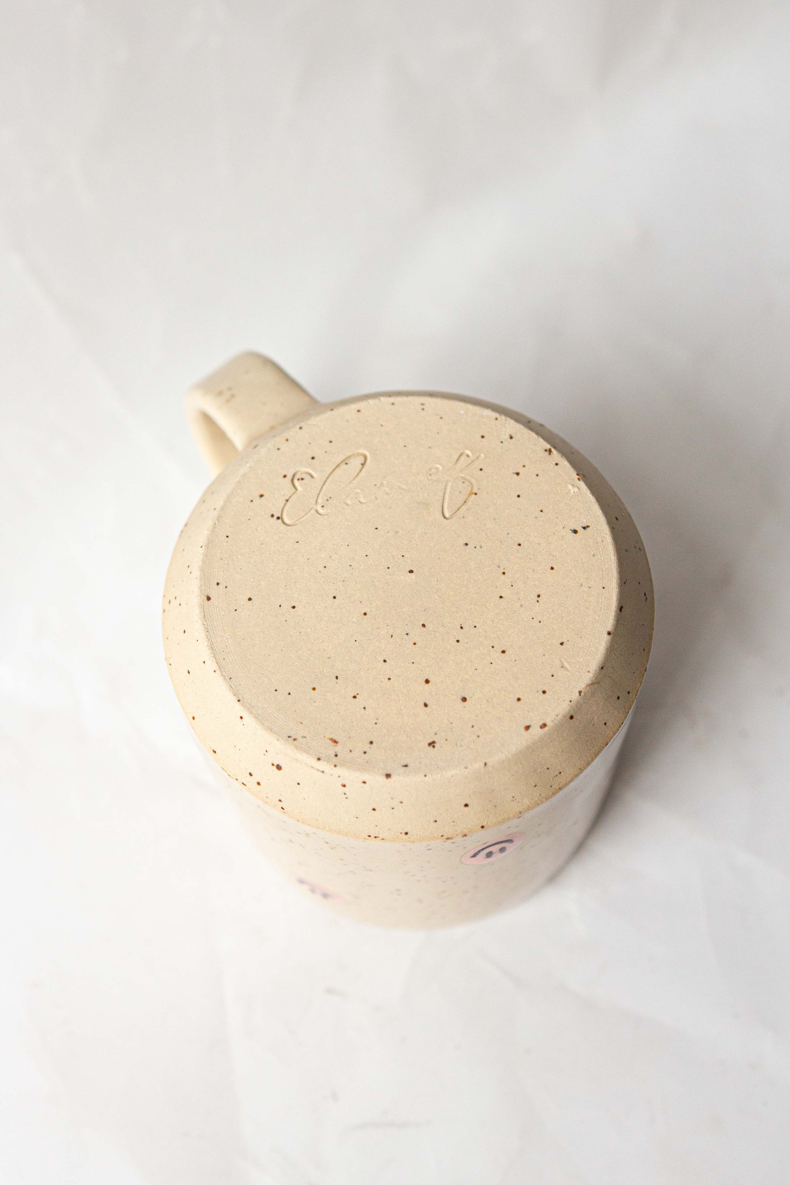 Pink Multi Smiley Mug