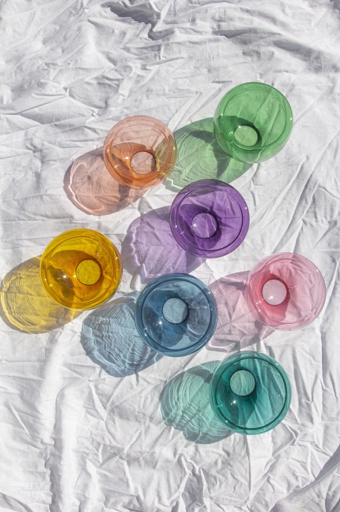 Mouth Blown Dimple Bowl