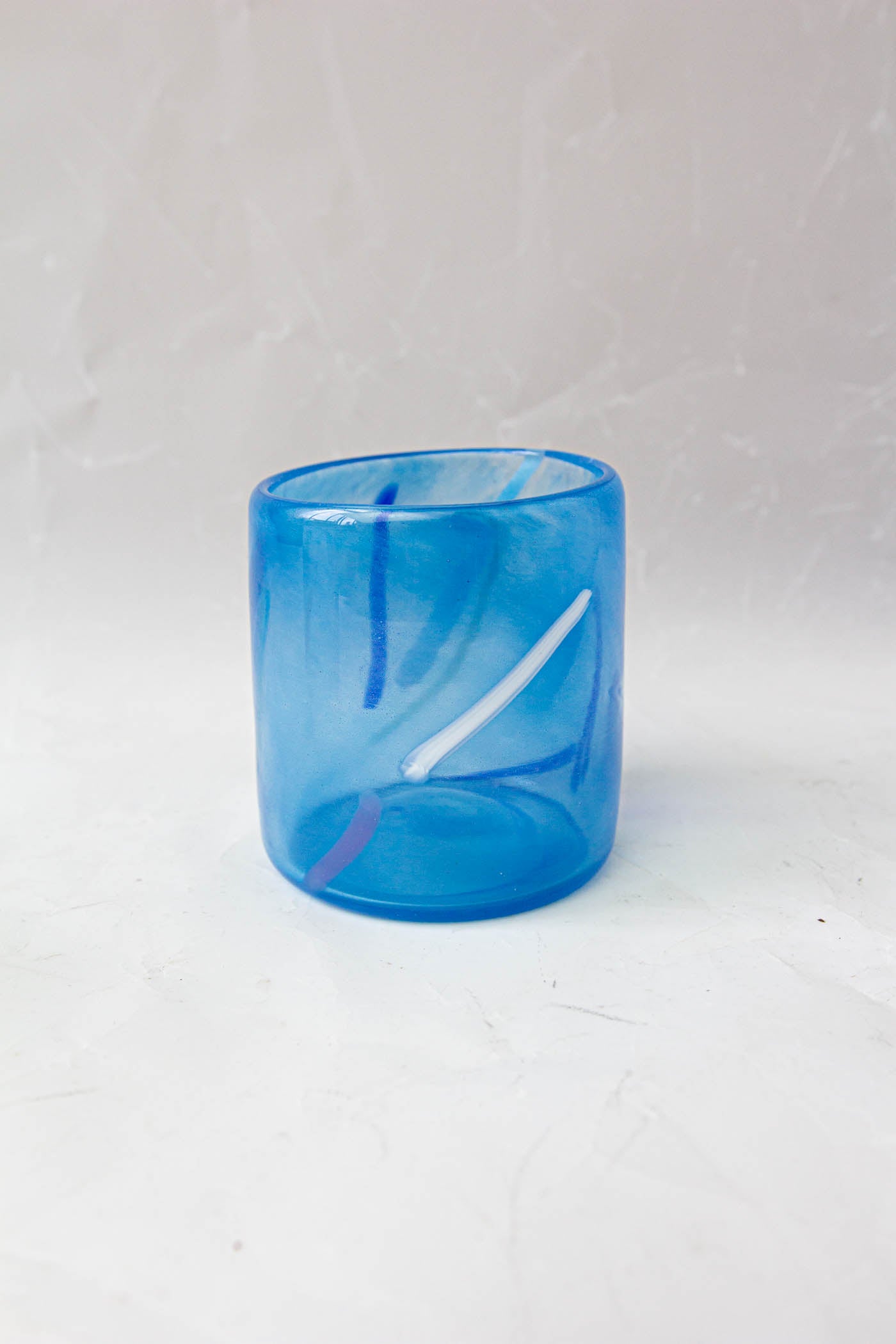 Mouth Blown Cup in Blue