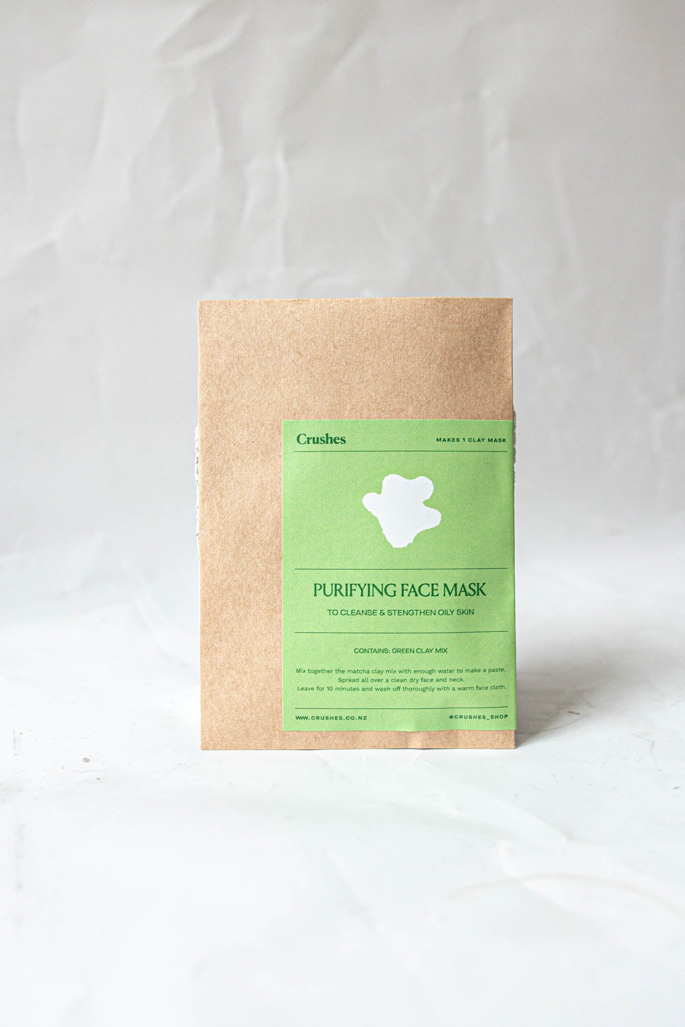 Green Clay Face Mask - Single Use