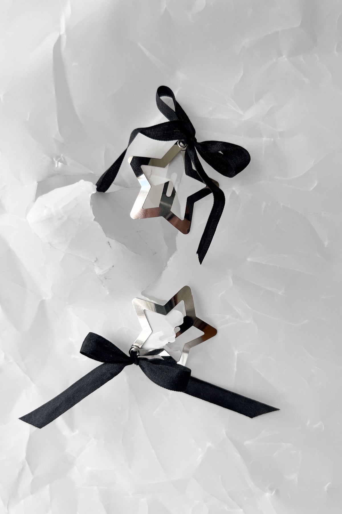 Star + Bow Hair Clip Set