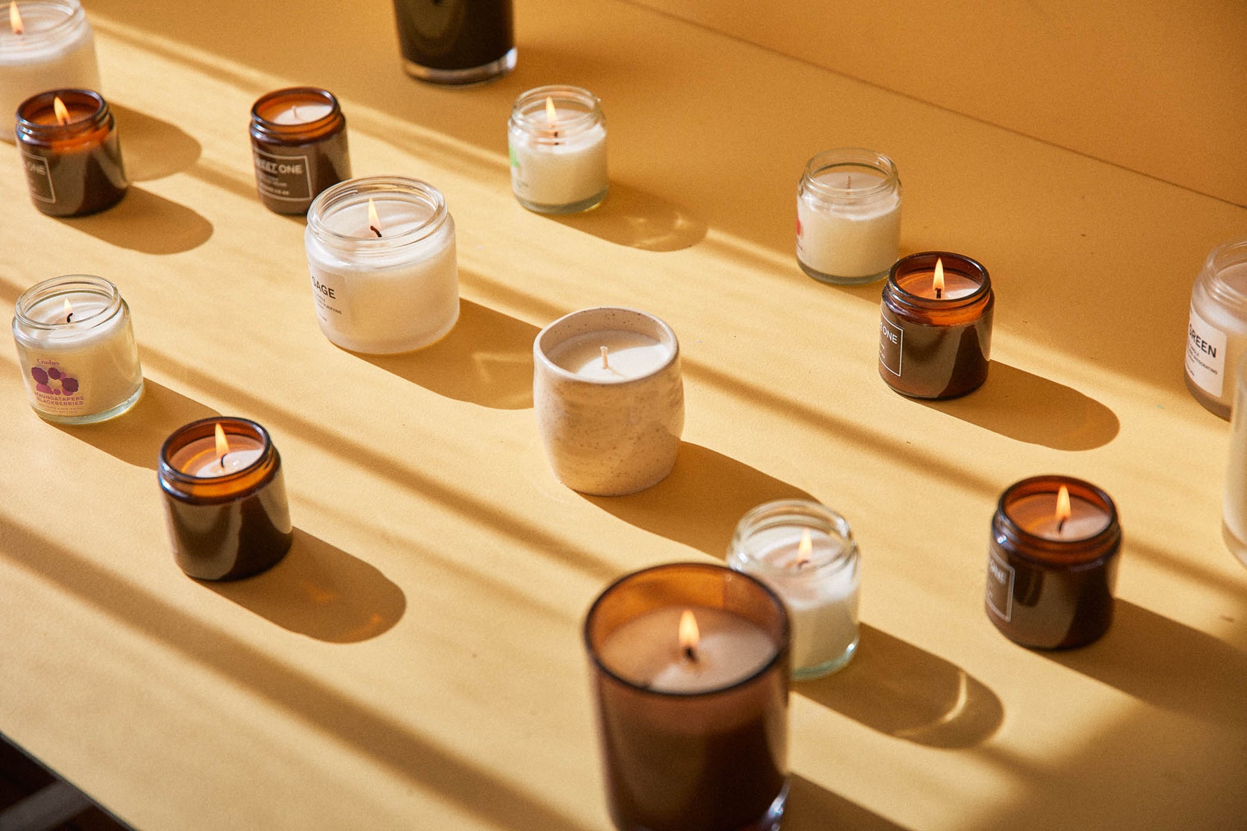 Soy wax candles by Crushes