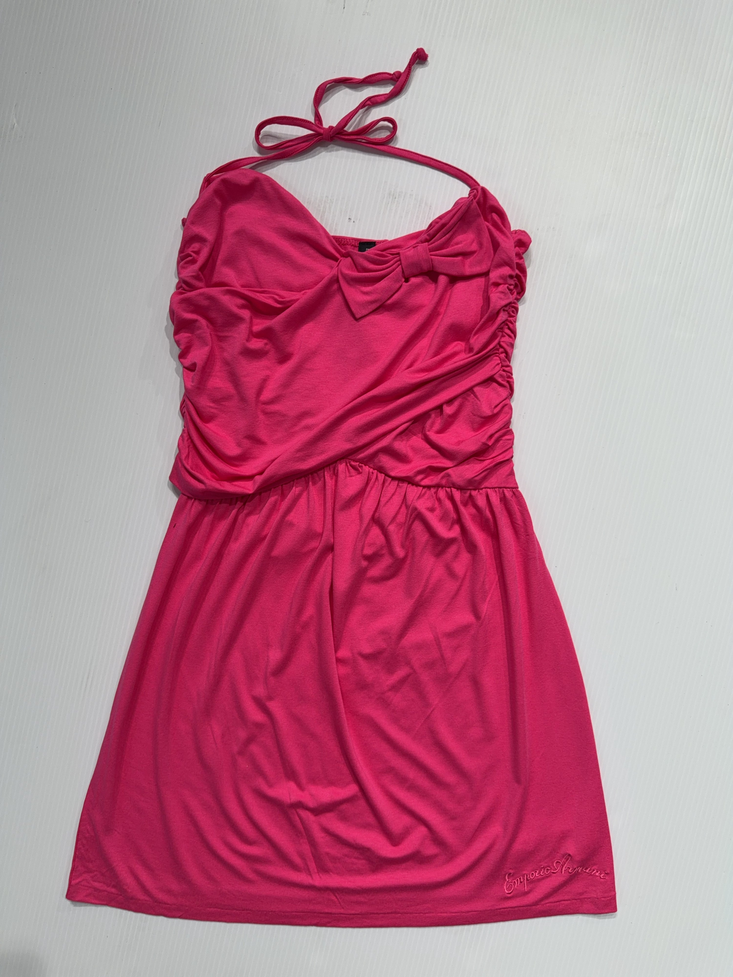 Emporio Armani Pink Bow Dress (M)