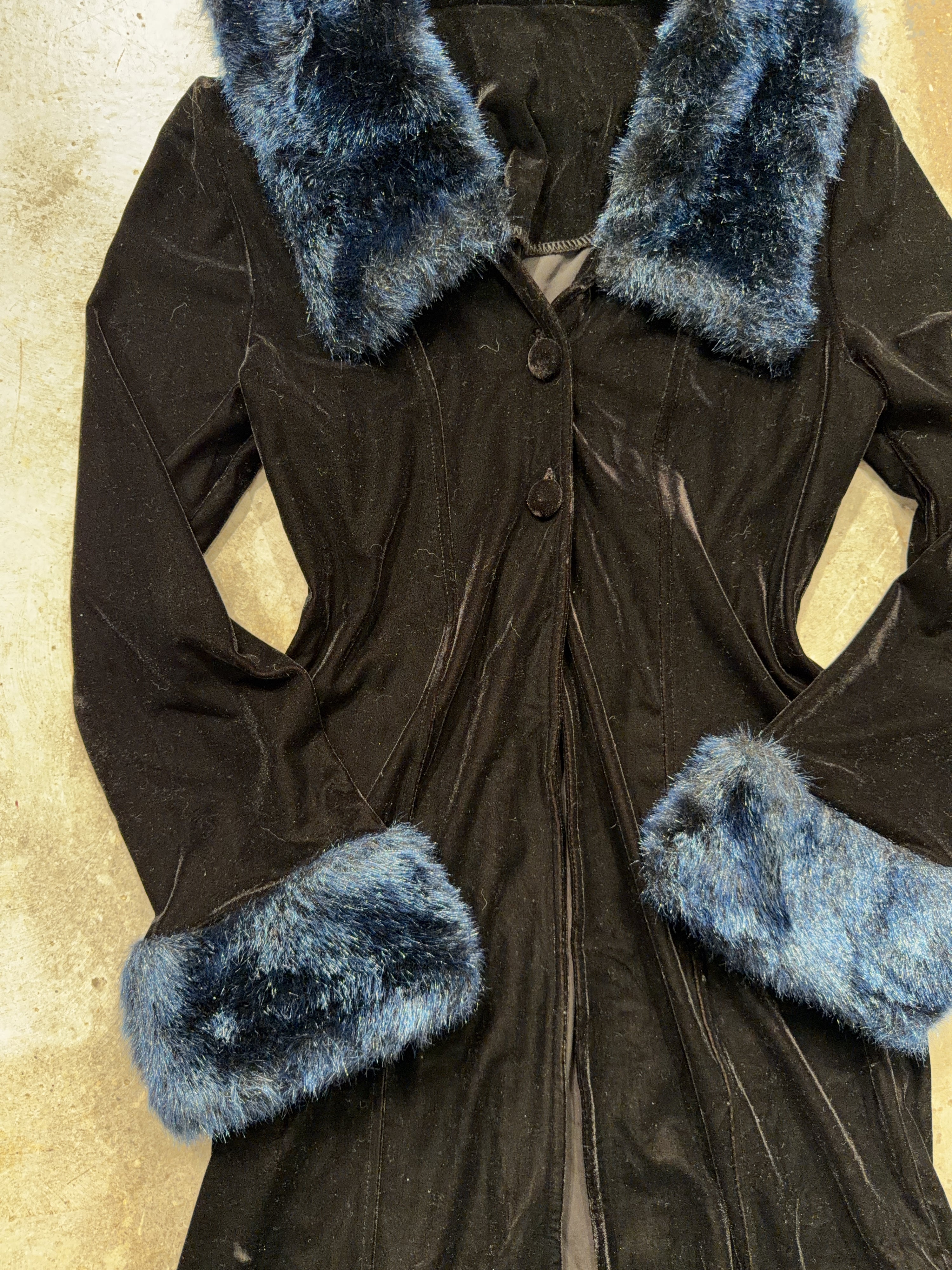 Velvet and Fur Top/Dress (S)