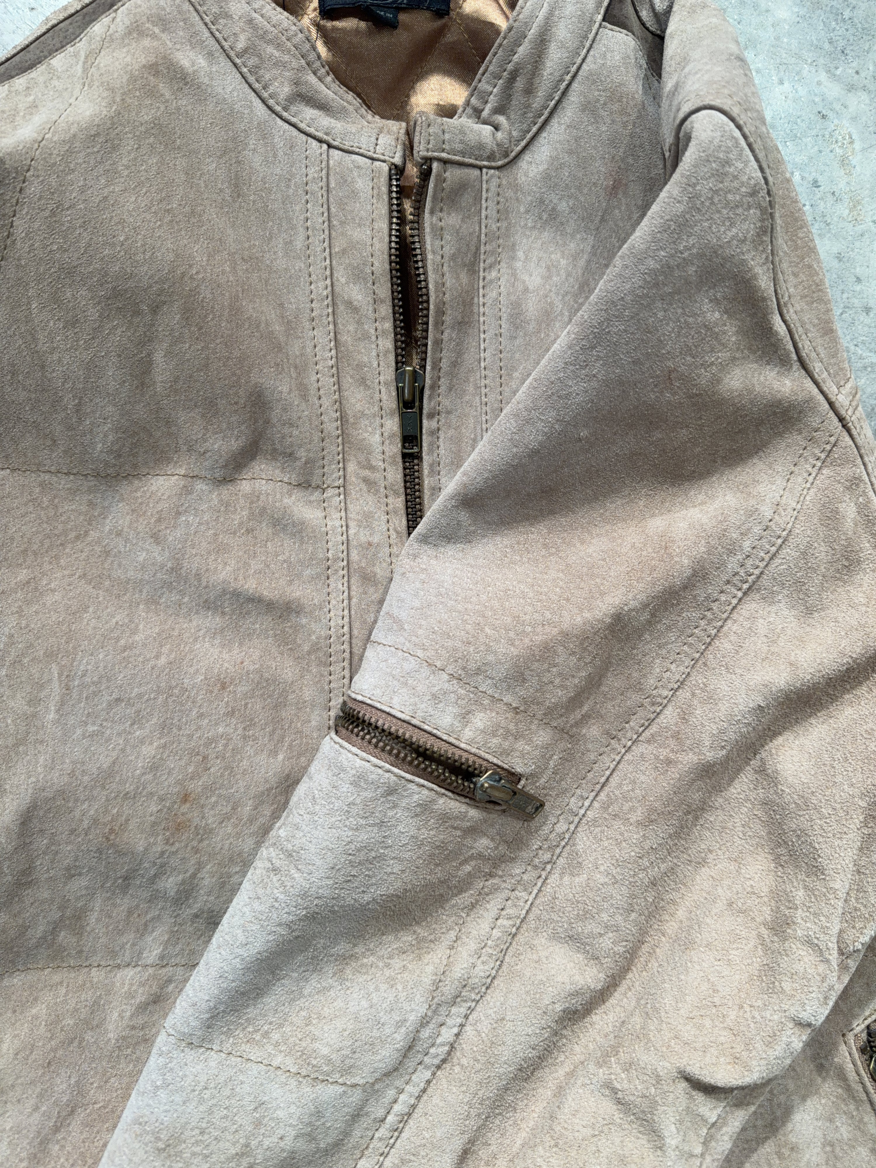 90s Rdx Suede Leather Jacket (L)