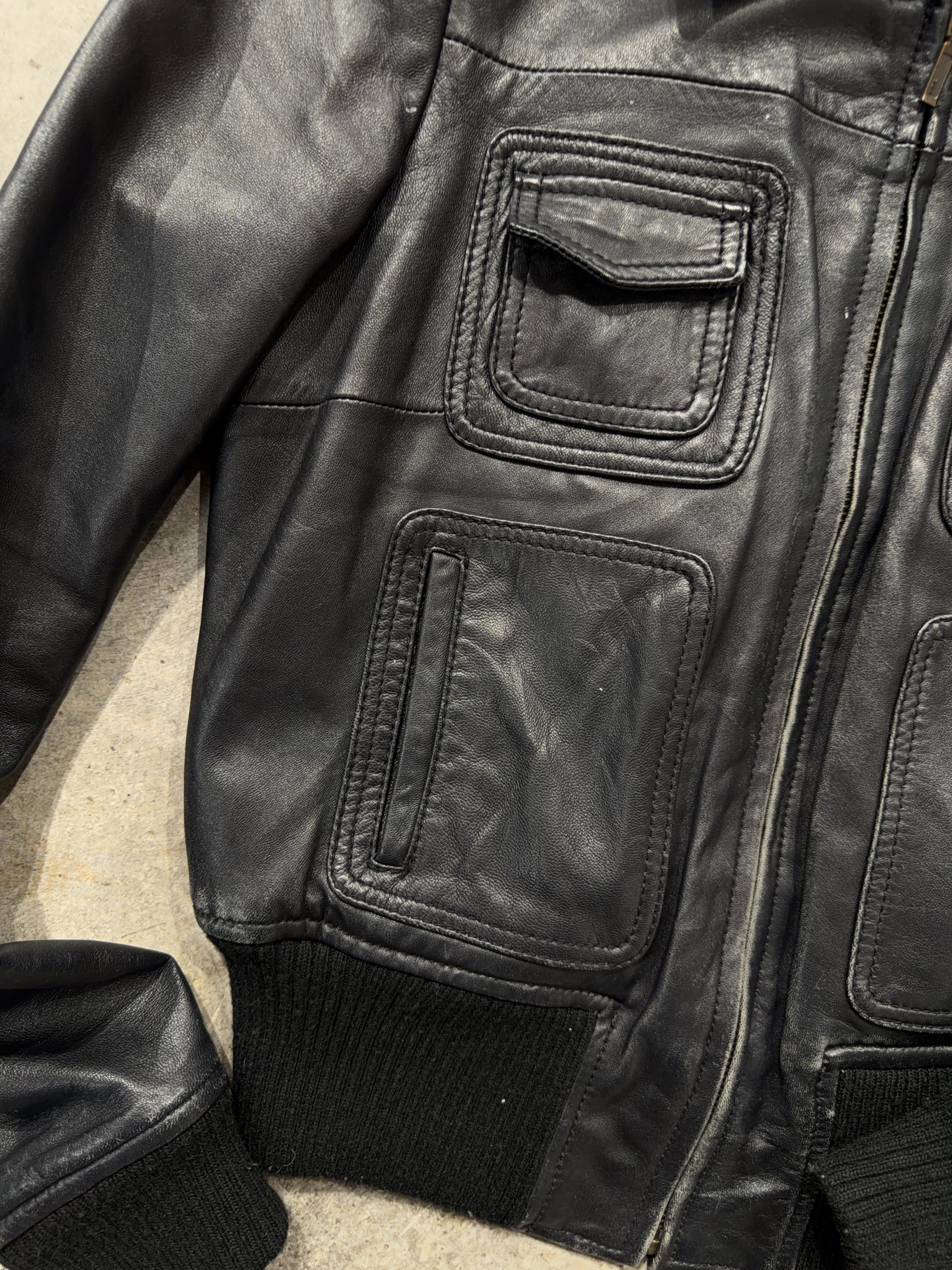 90s Classique Leather Bomber (XS/S)