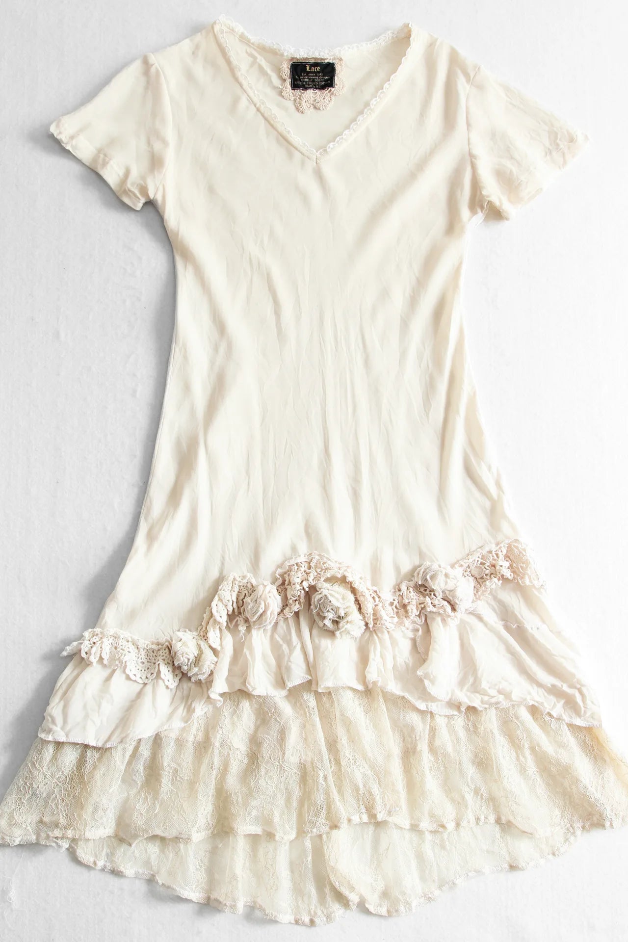 Vintage NZ Made Rosette Dress