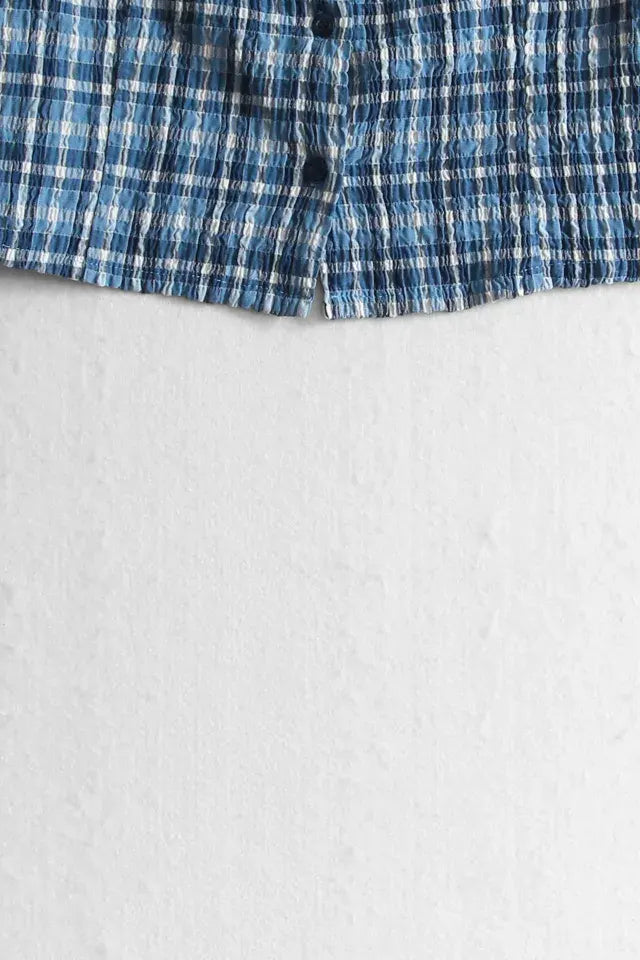 90s Short Sleeve Crop Top (M)