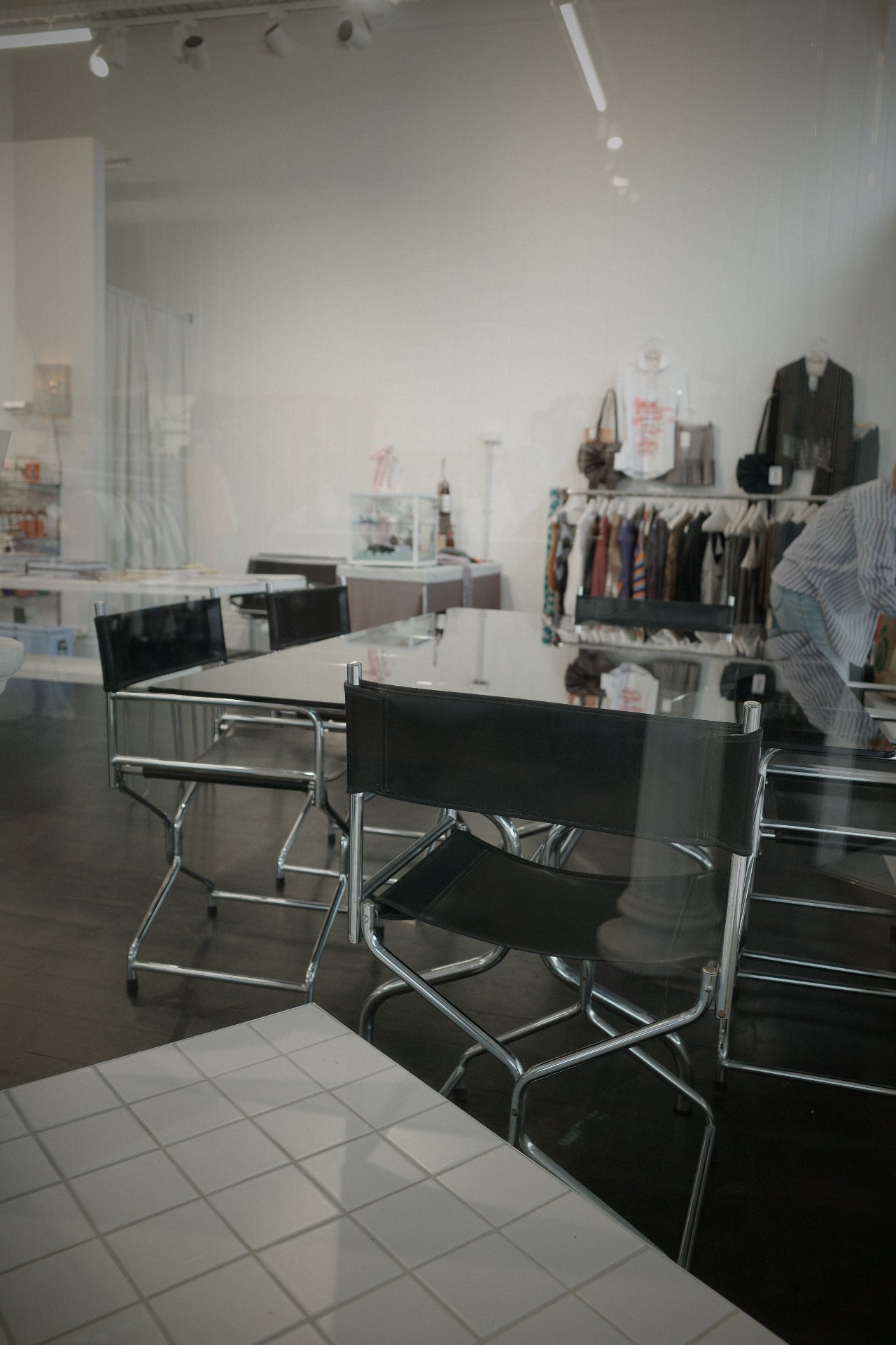Chrome Tubular 6 Piece Dining Suite