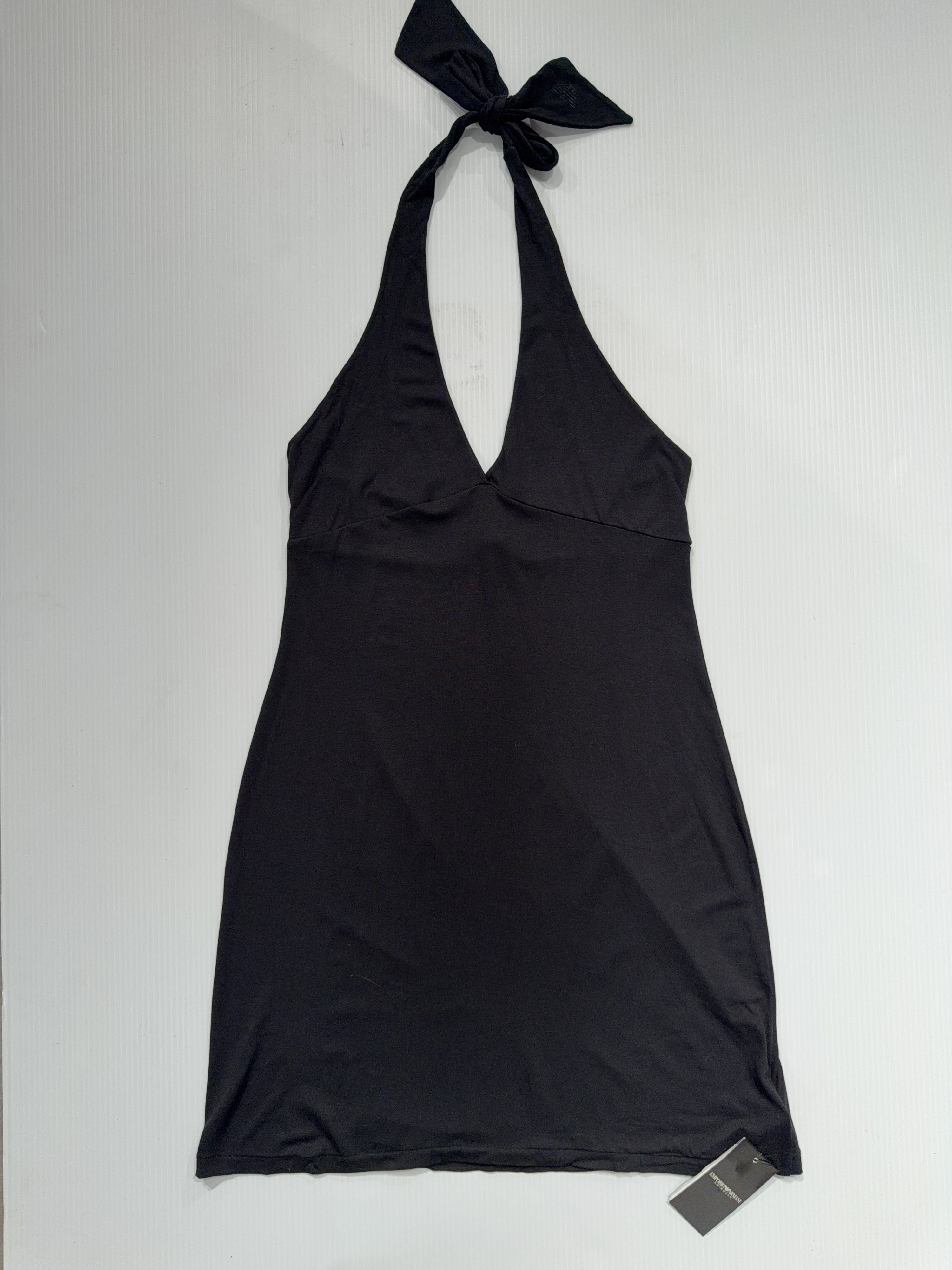 Emporio ArmaniBlack Halter Dress (M)