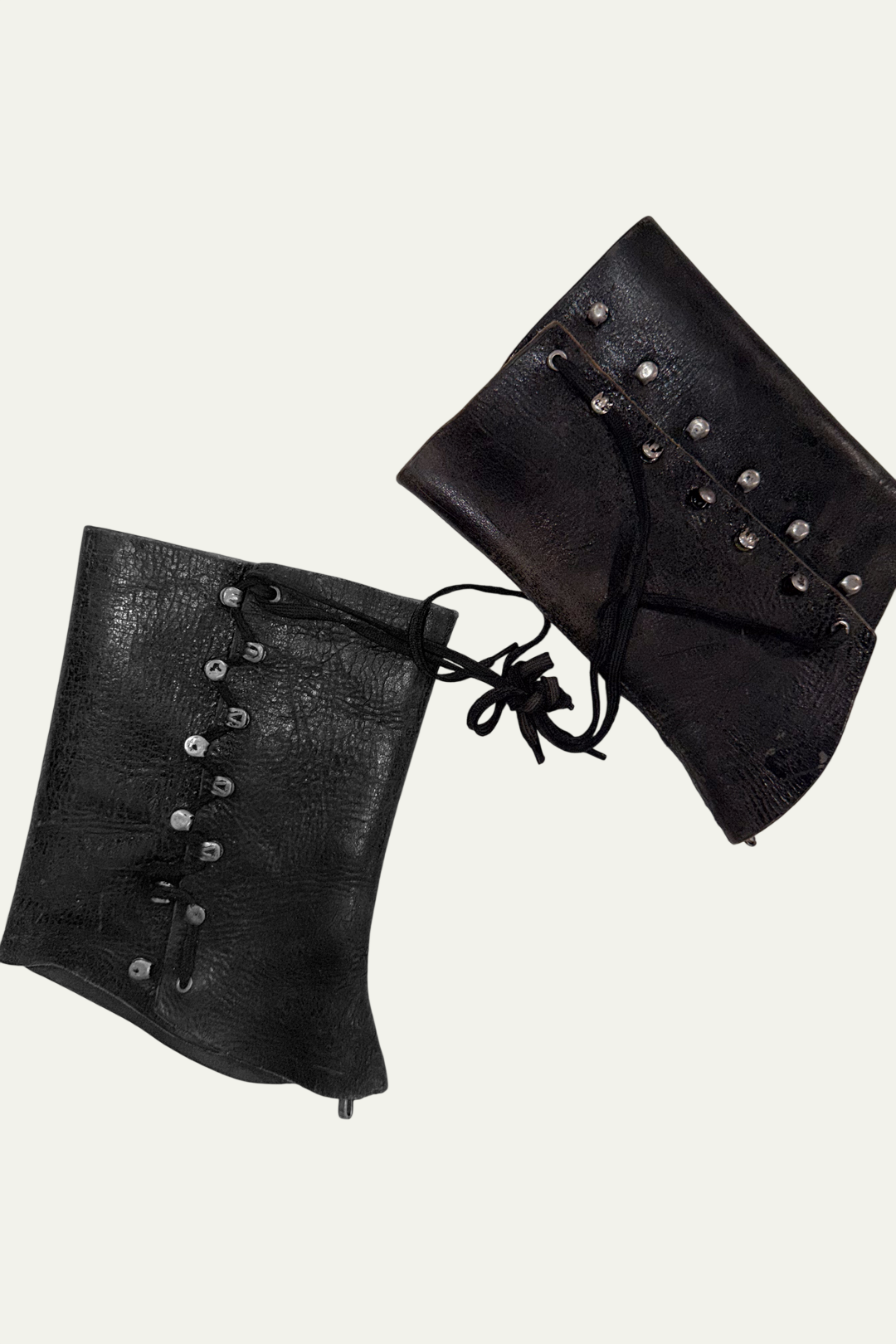 Vintage Leather Spats / Boot Covers