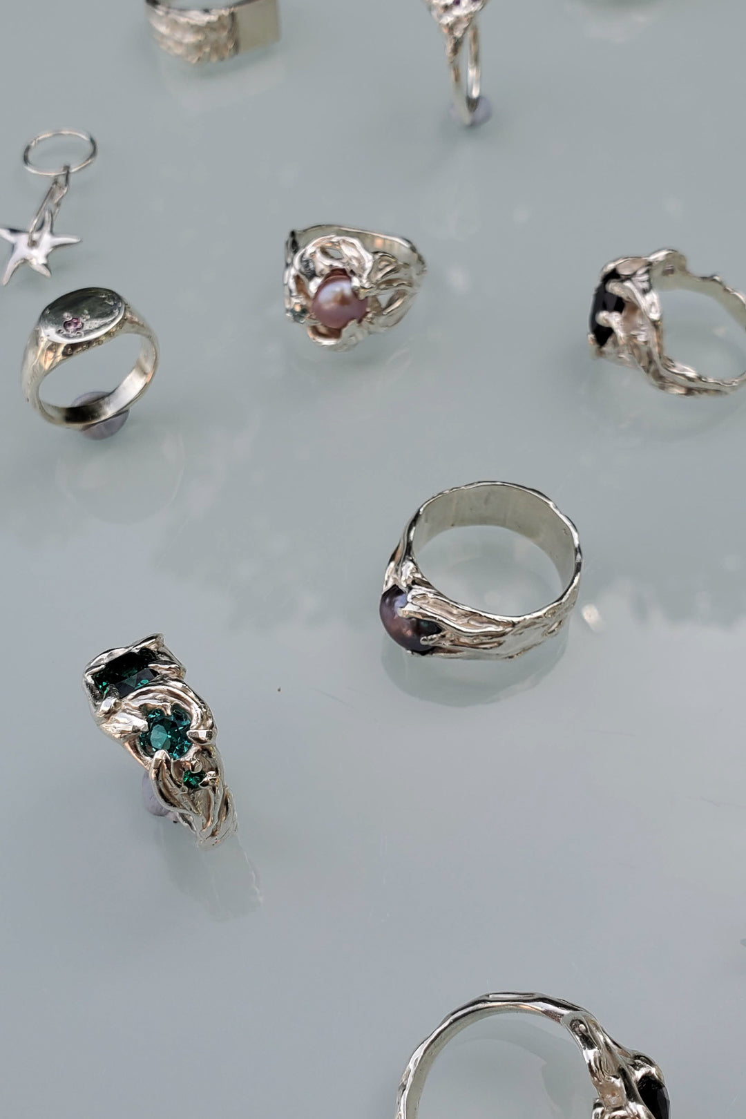 Mothmade 'Tree Stump' Tourmaline Ring