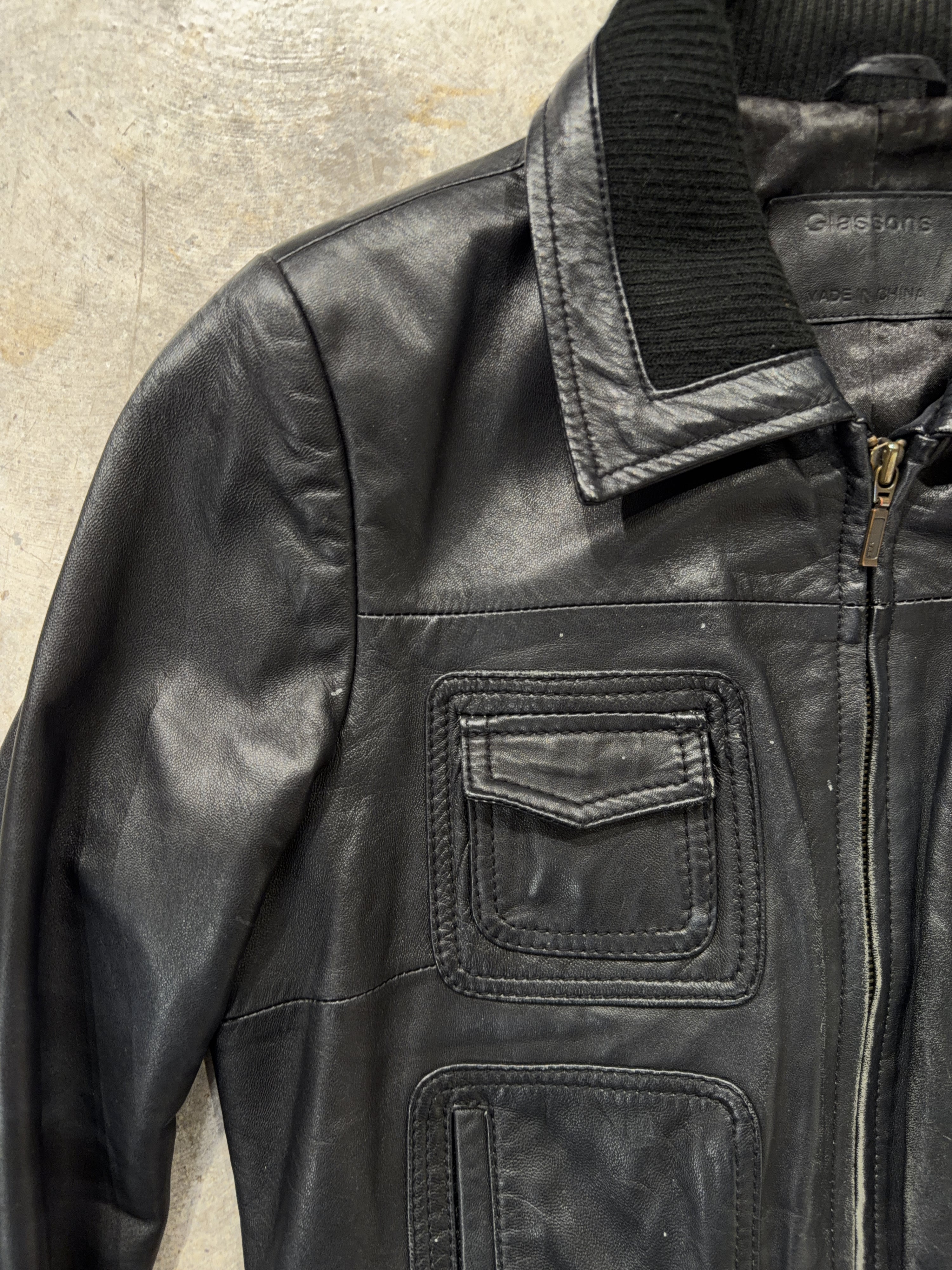 90s Classique Leather Bomber (XS/S)