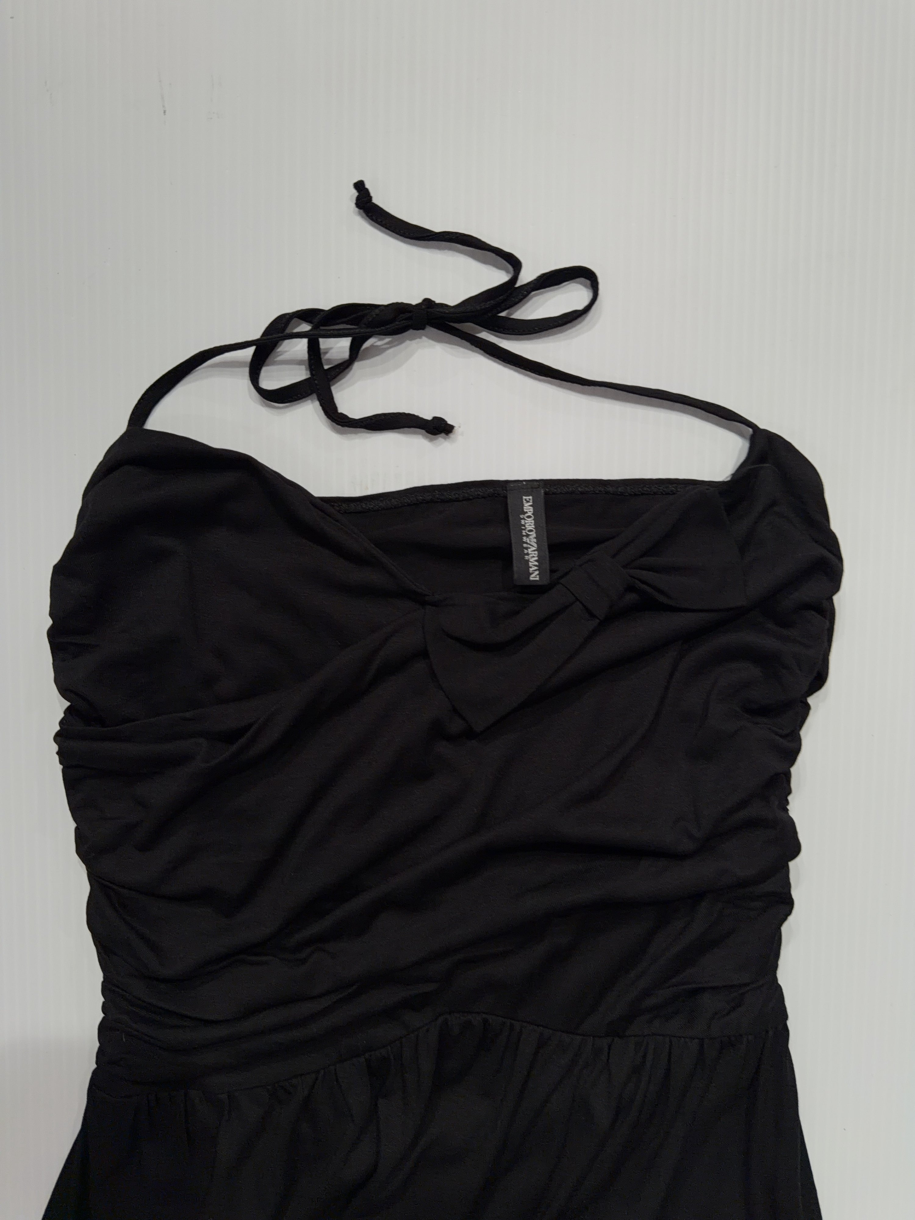 Emporio Armani Black Bow Dress (S)