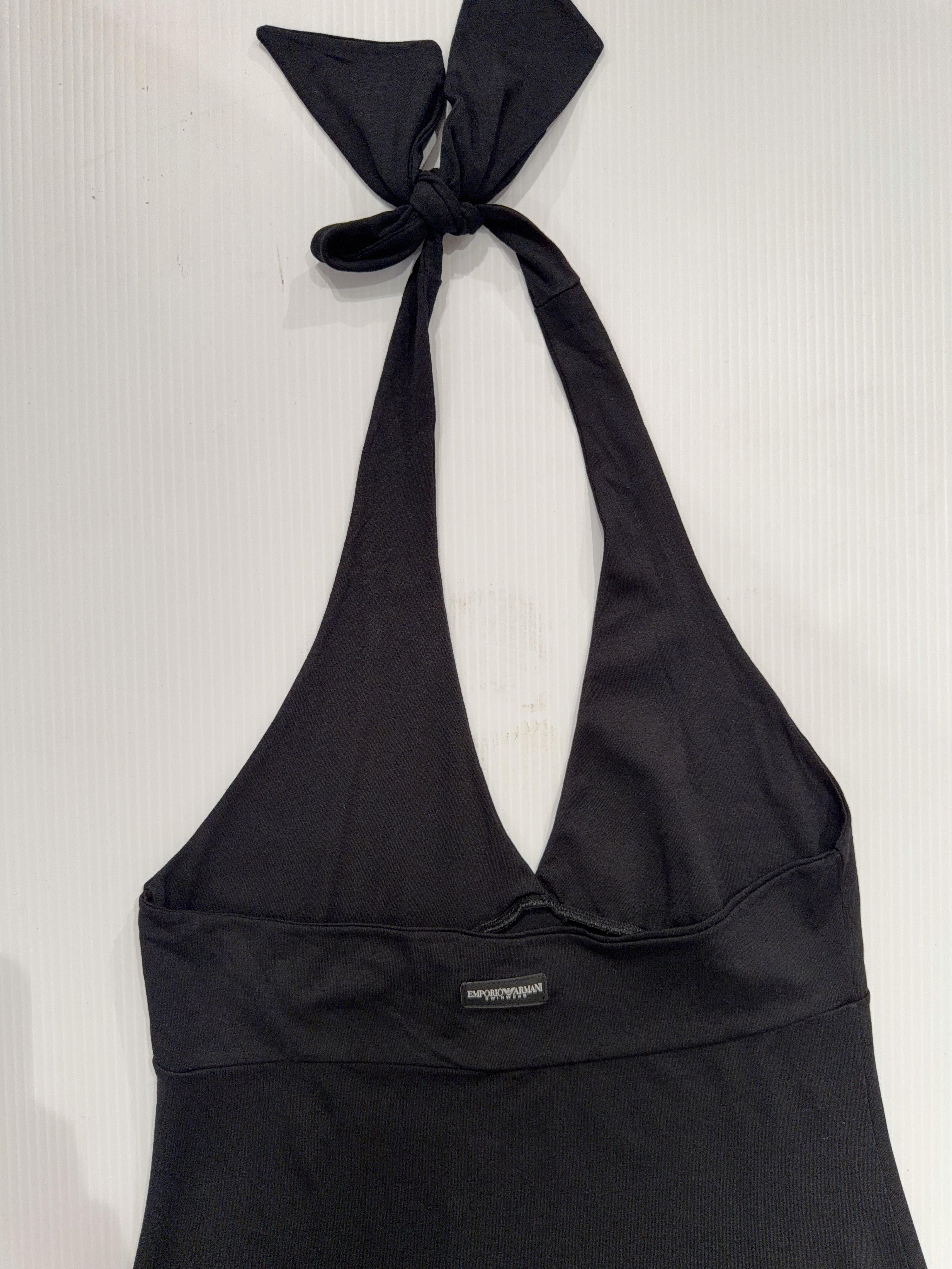 Emporio ArmaniBlack Halter Dress (M)