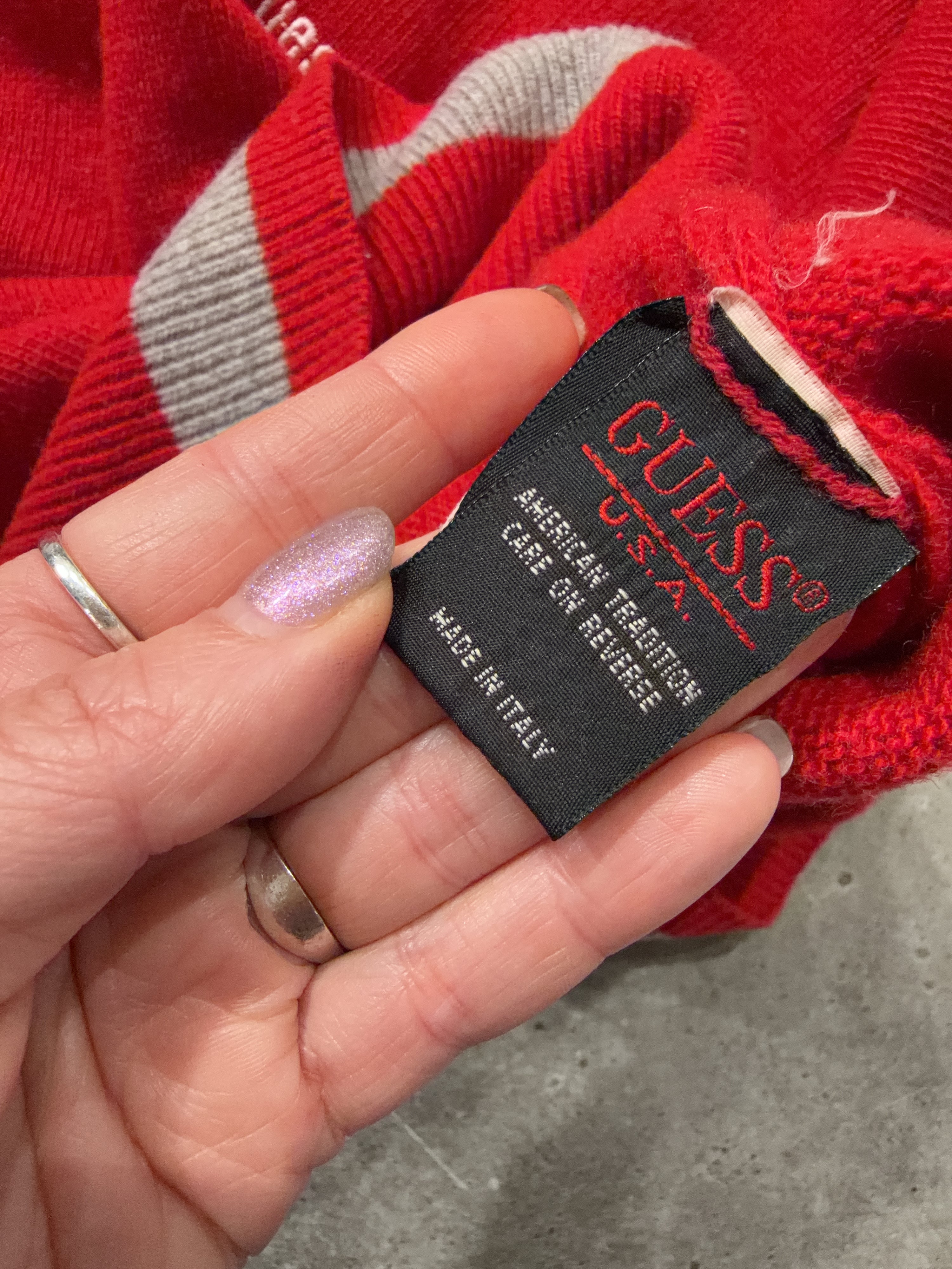 90s Guess Knit Long Sleeve (L)