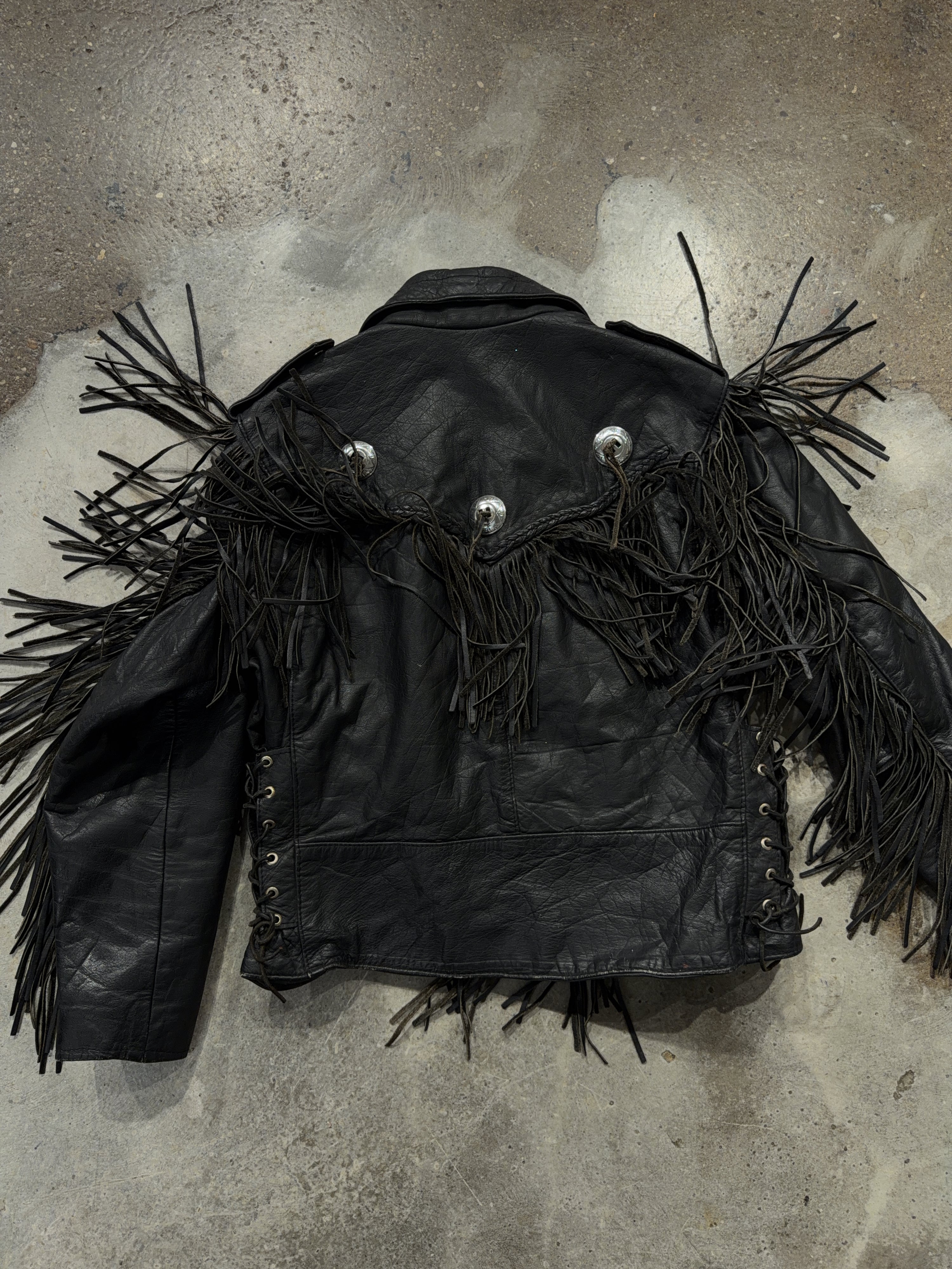 80s Suede Tassle Jacket (S)