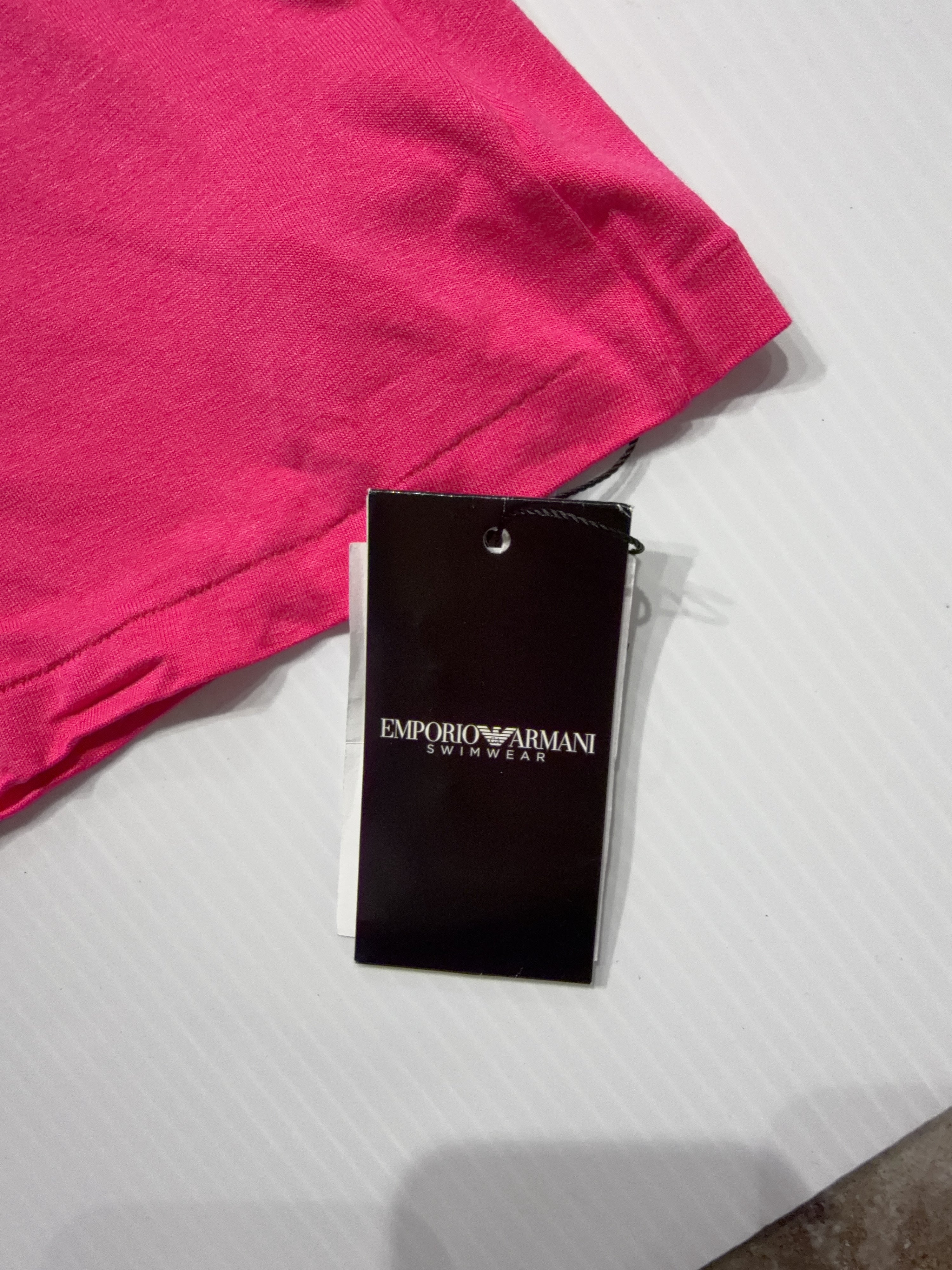 00s Emporio Armani Pink Halter Dress (M)