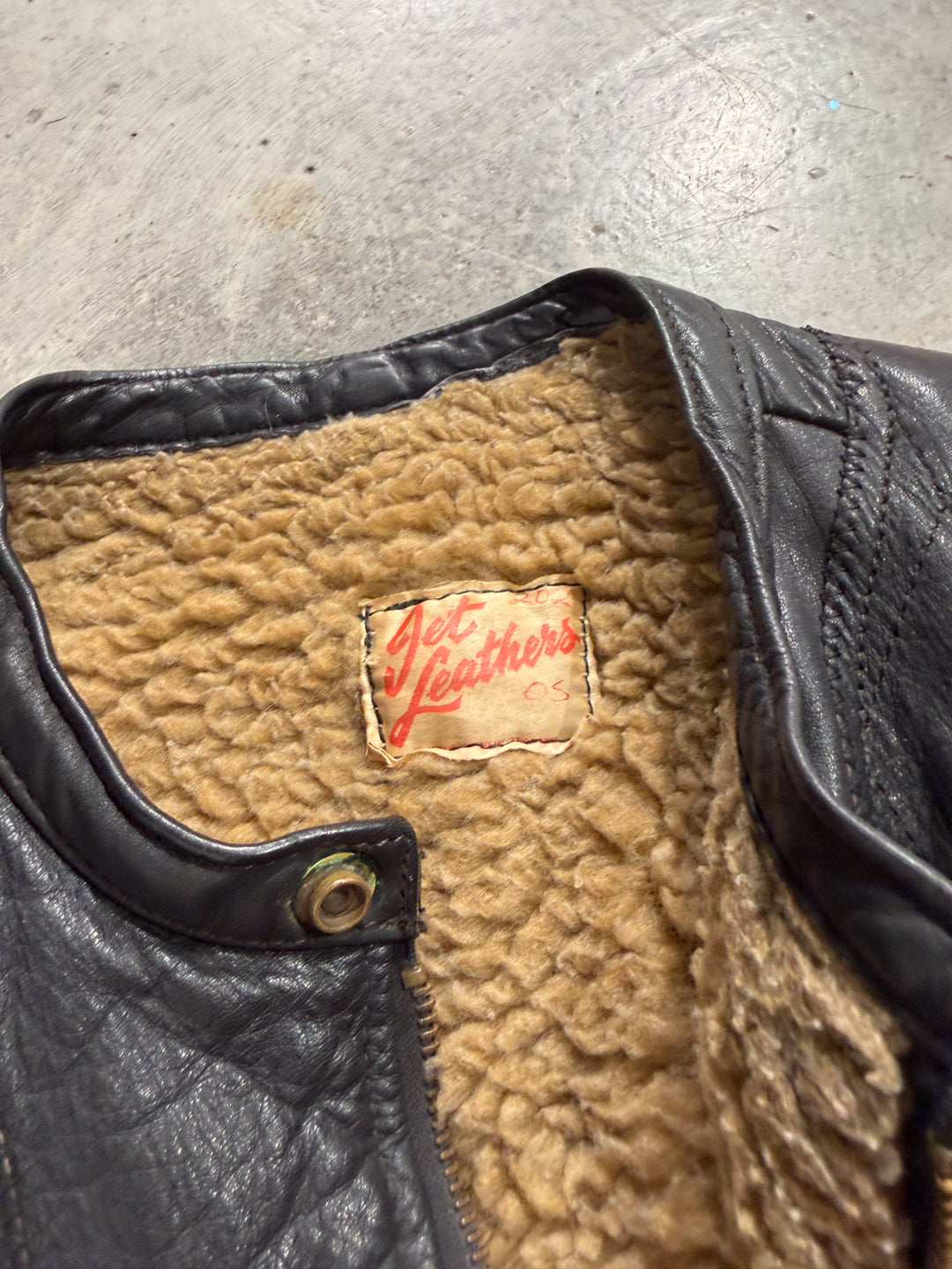 Jet Leathers Fleeced Leather Jacket For The Outdoors (M)