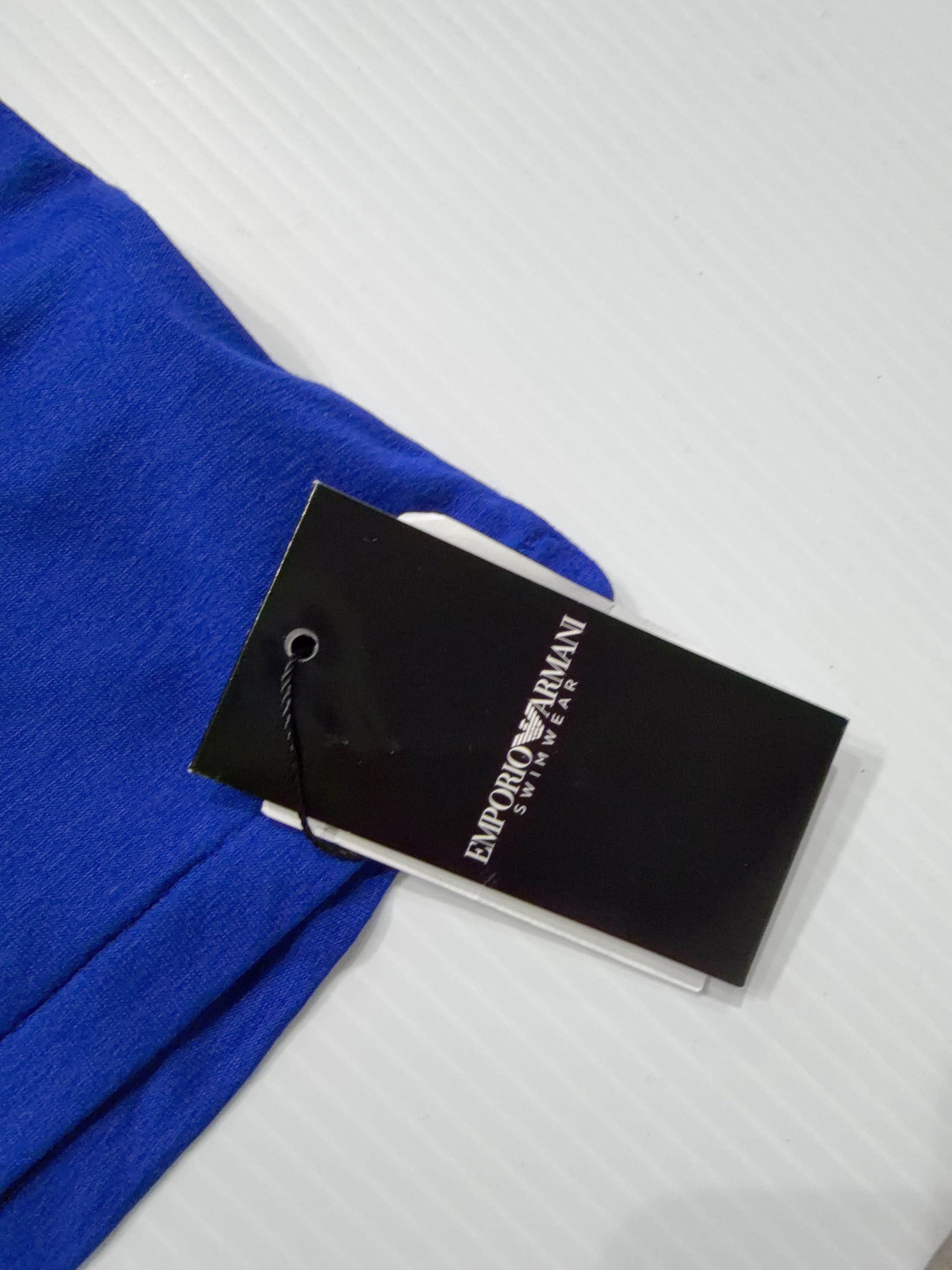 Emporio Armani Blue Halter Dress (M)
