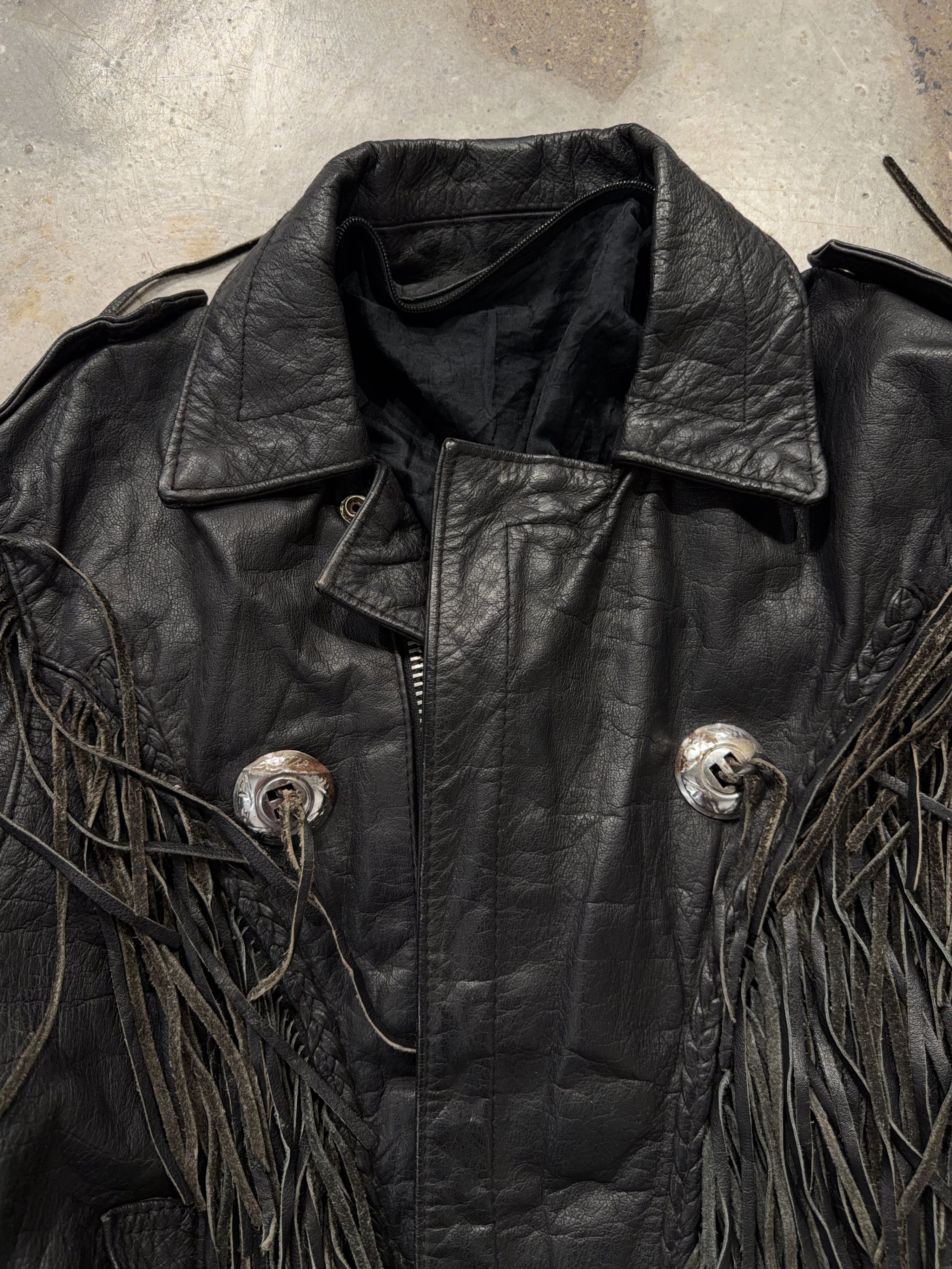 80s Suede Tassle Jacket (S)
