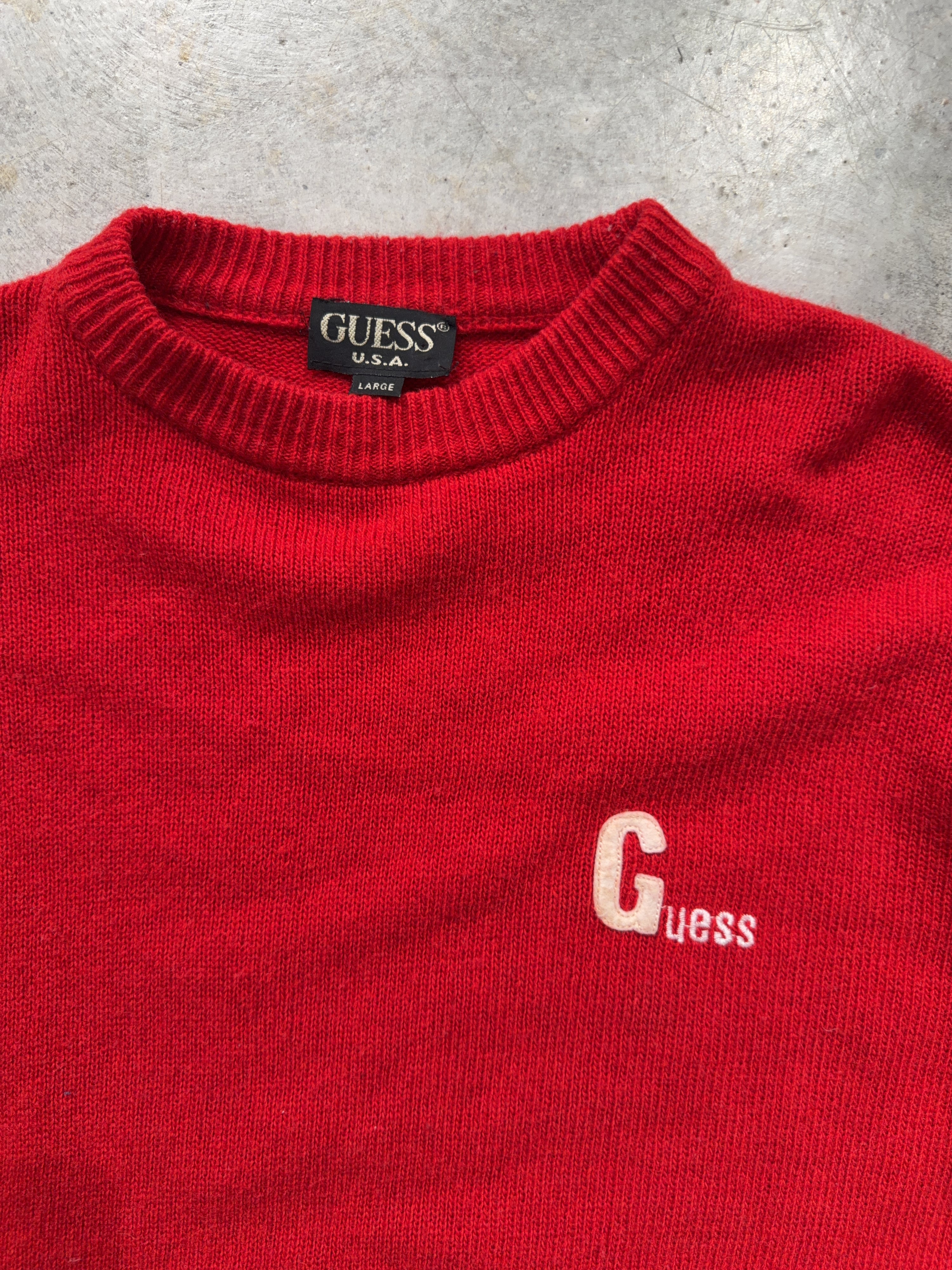 90s Guess Knit Long Sleeve (L)