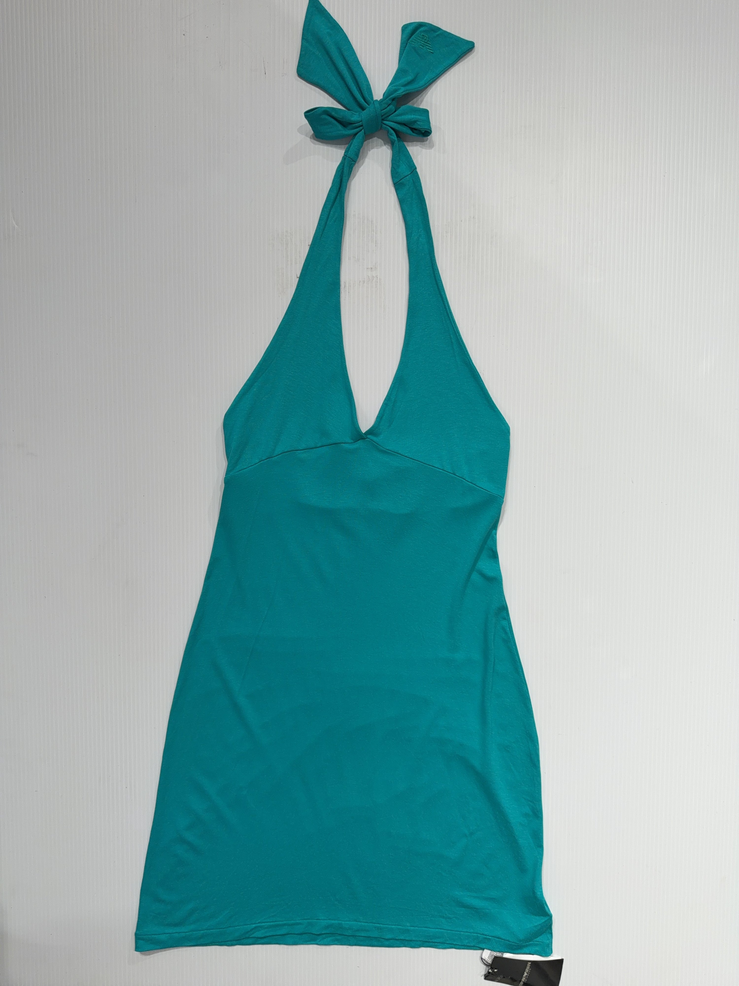 Emporio ArmaniTeal Halter Dress (XS)