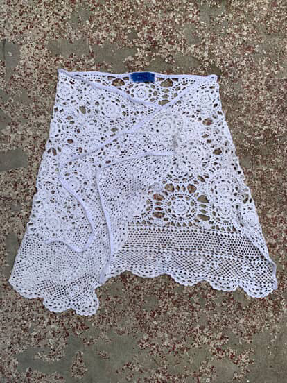 Tablecloth Skirt by Hu Hu