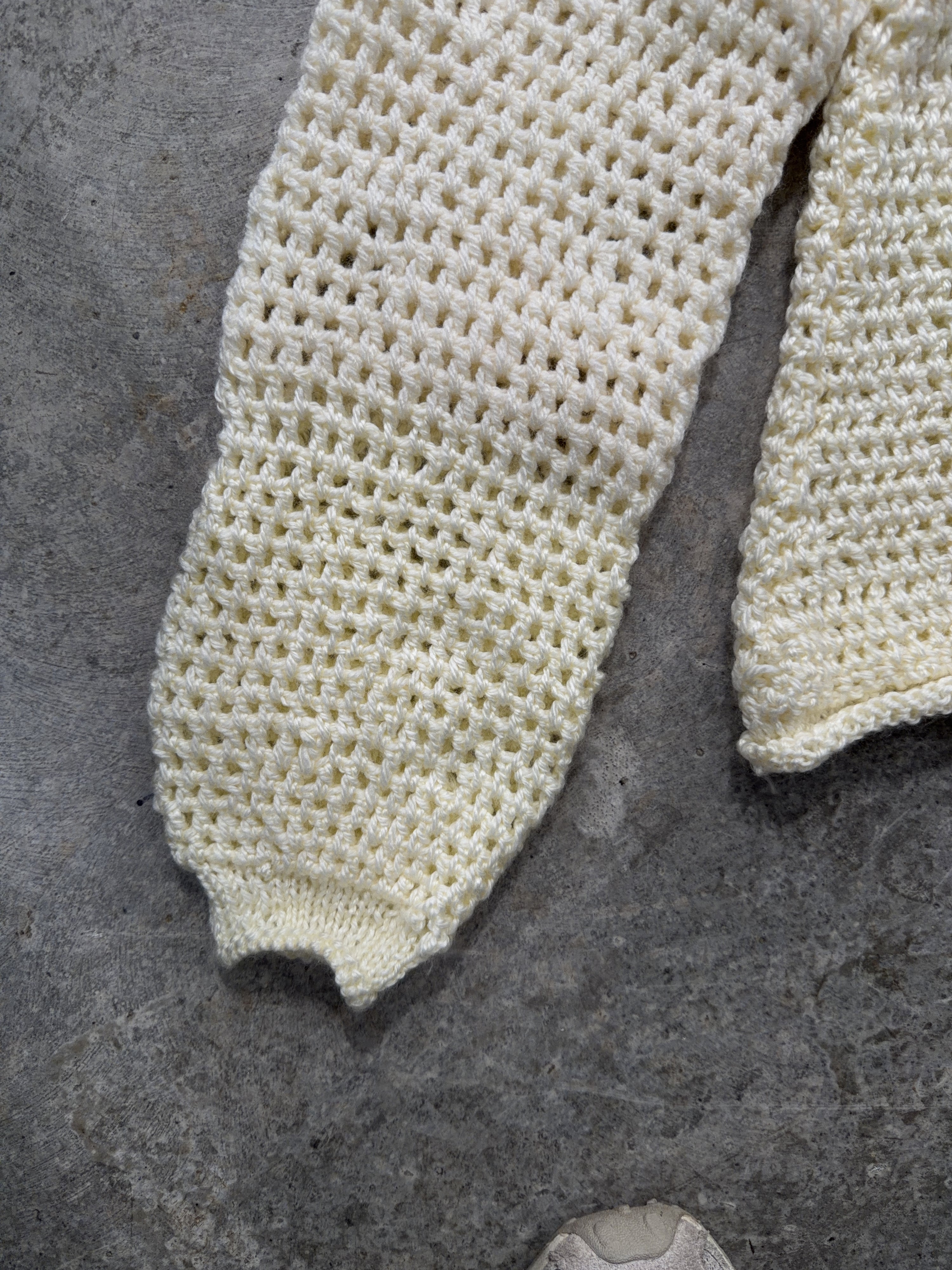 Handknit Square Neck Long Sleeve (S)