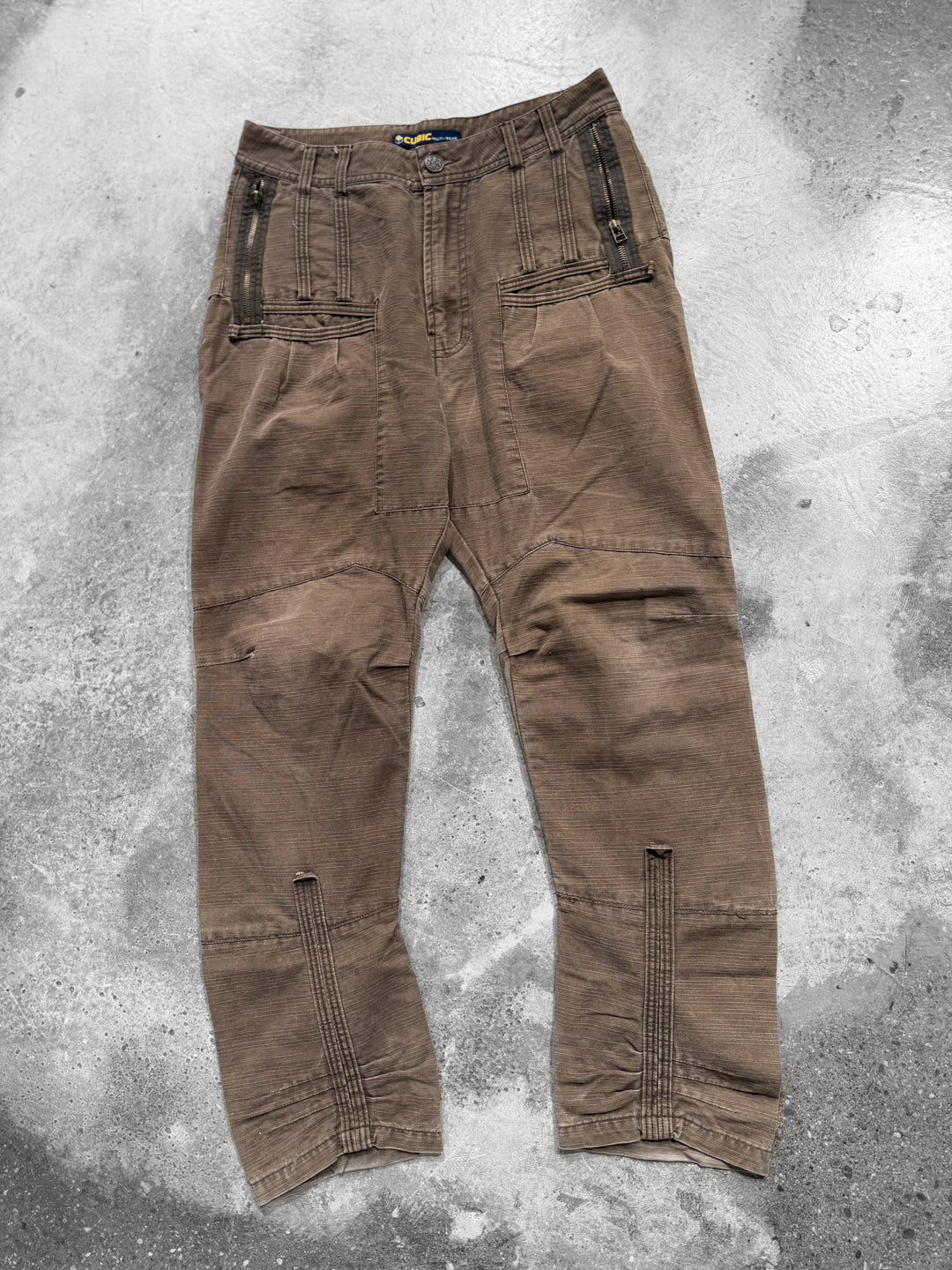 00s Cubic Utility Pants For The Outdoors (S-M)