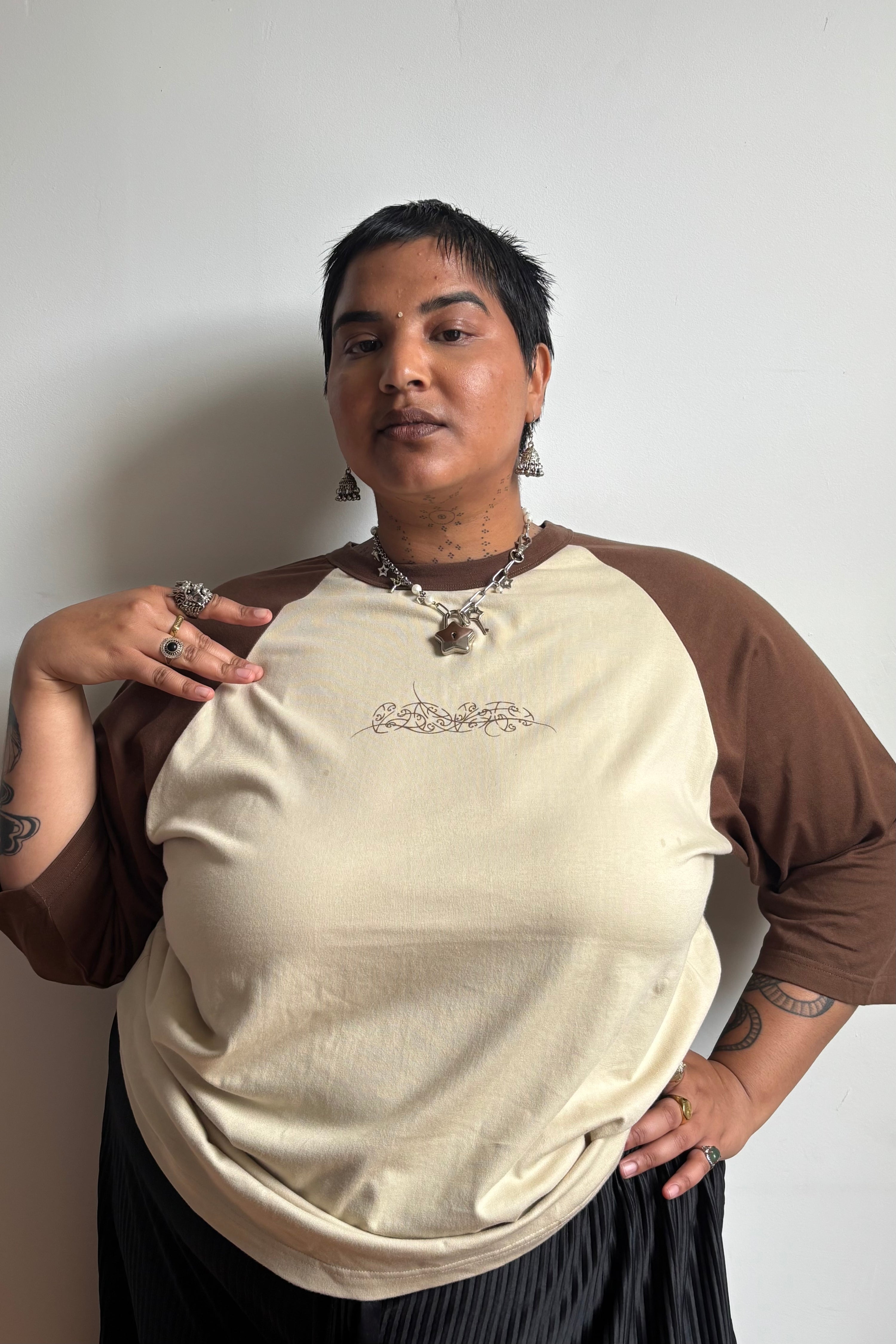 Barby World Kowhaiwhai Raglan - 2XL