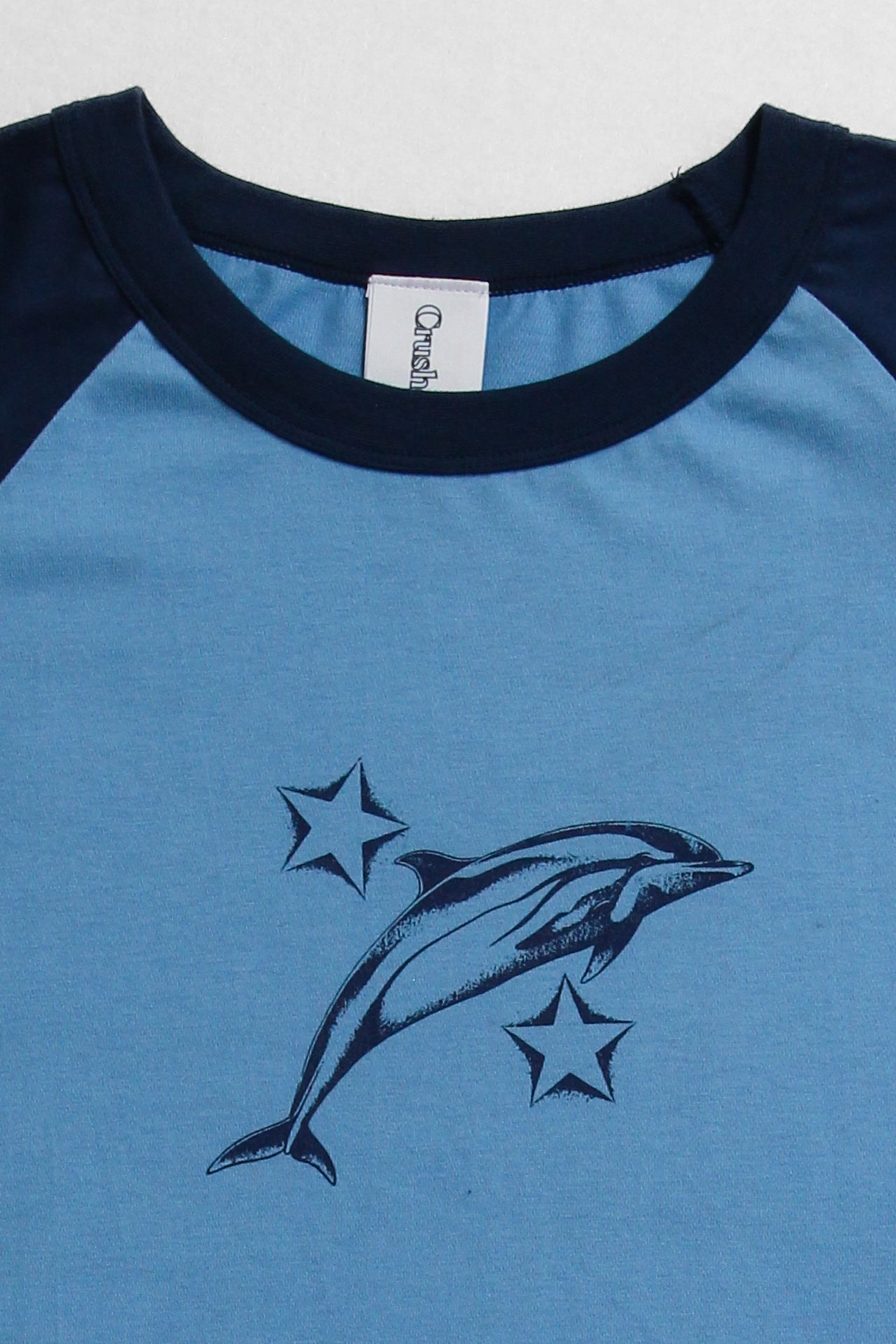 Alma Proenca x Crushes Tattoo Tees - DOLPHIN 3/4 Tee (Fits sizes S-2XL)
