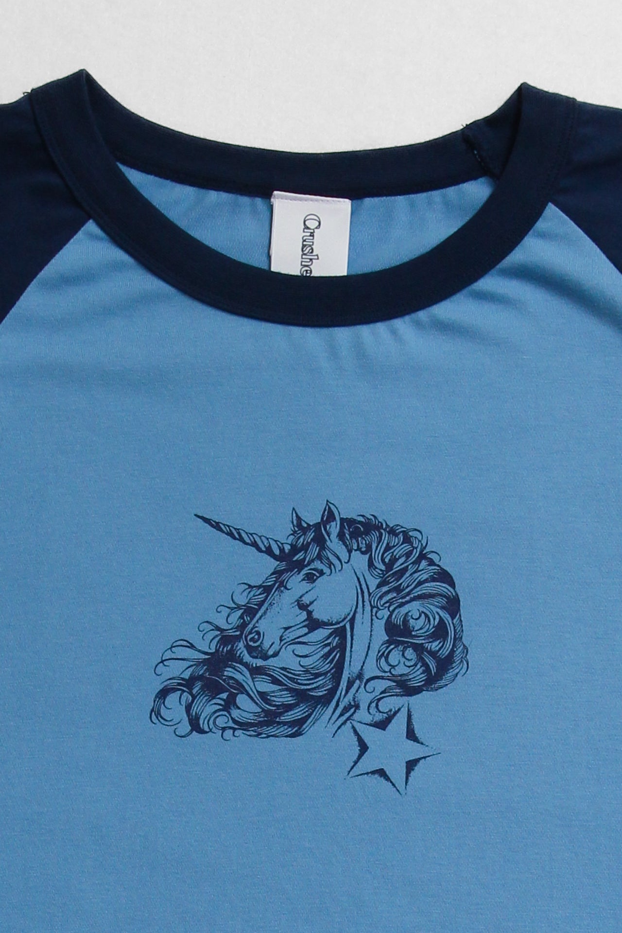 Alma Proenca x Crushes Tattoo Tees - UNICORN 3/4 Tee (Fits sizes S-2XL)