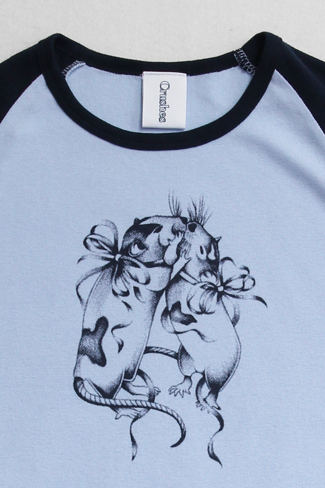 Alma Proenca x Crushes Tattoo Tees - RATS Baby Tee (Fits sizes XS-L)