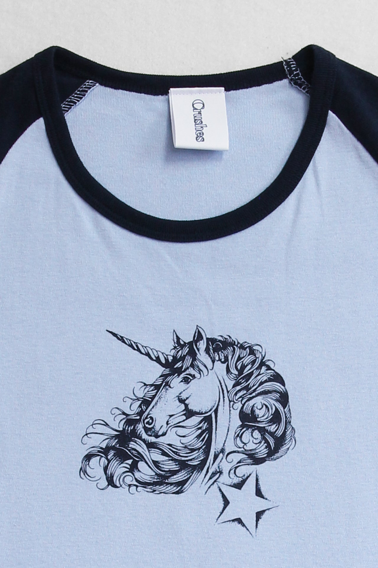 Alma Proenca x Crushes Tattoo Tees - UNICORN Baby Tee (Fits sizes XS-L)