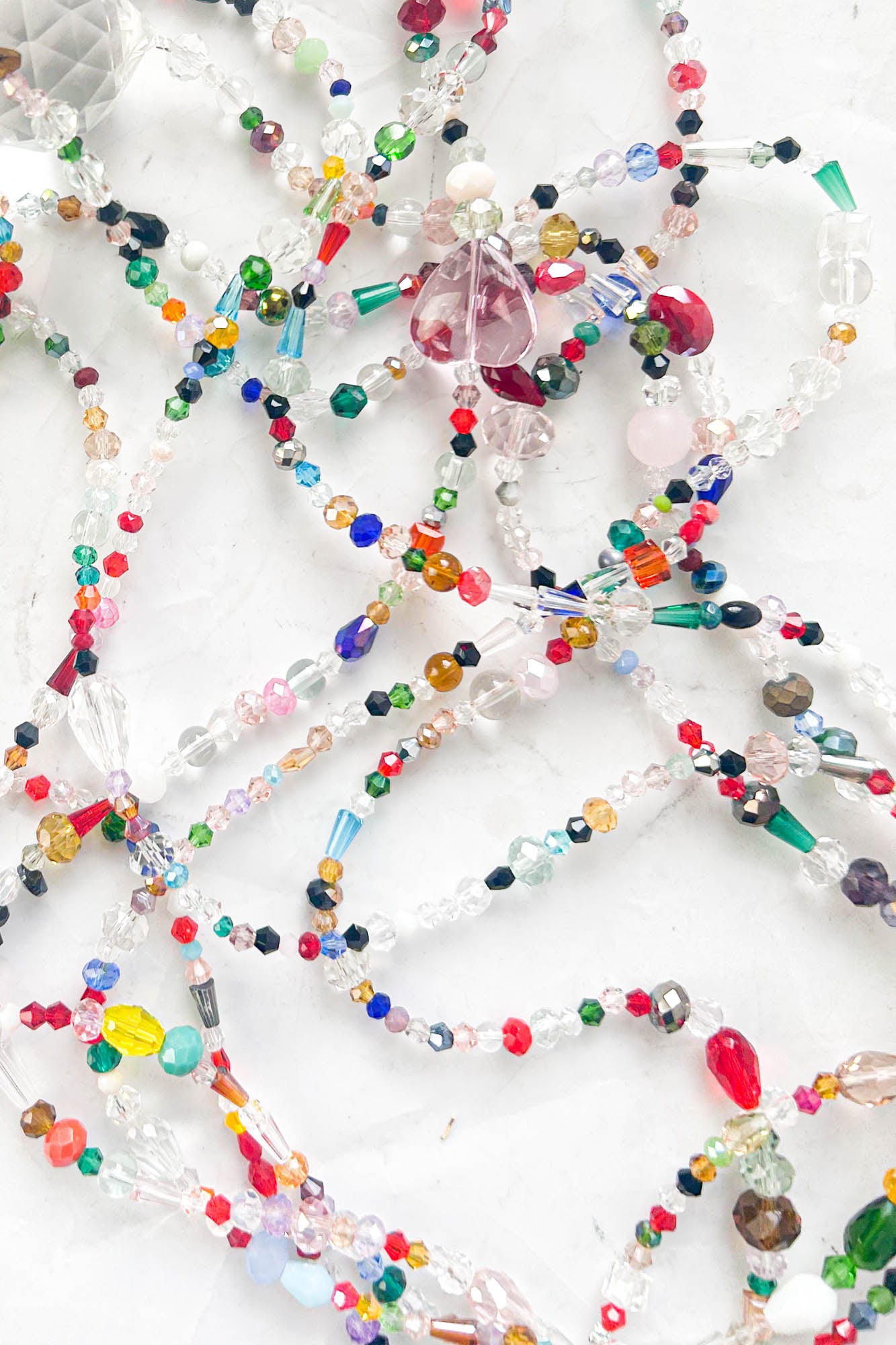 Beaded Sun Catcher - Rainbow Strand